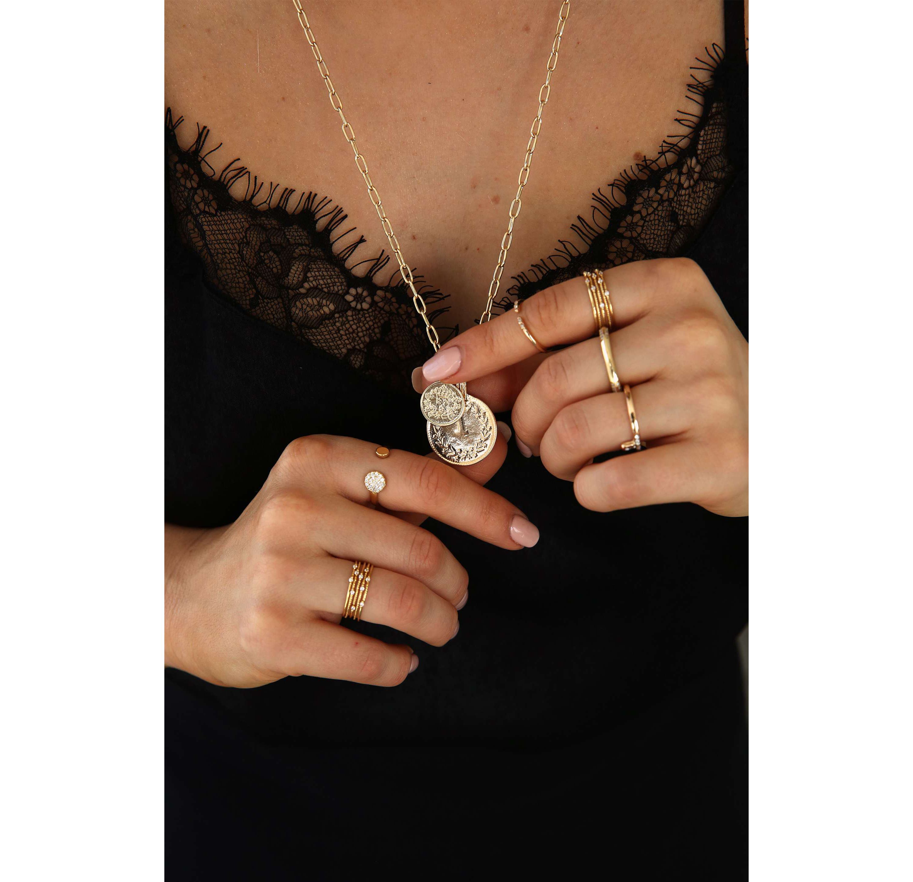 Ettika Simplicity Coin Necklace