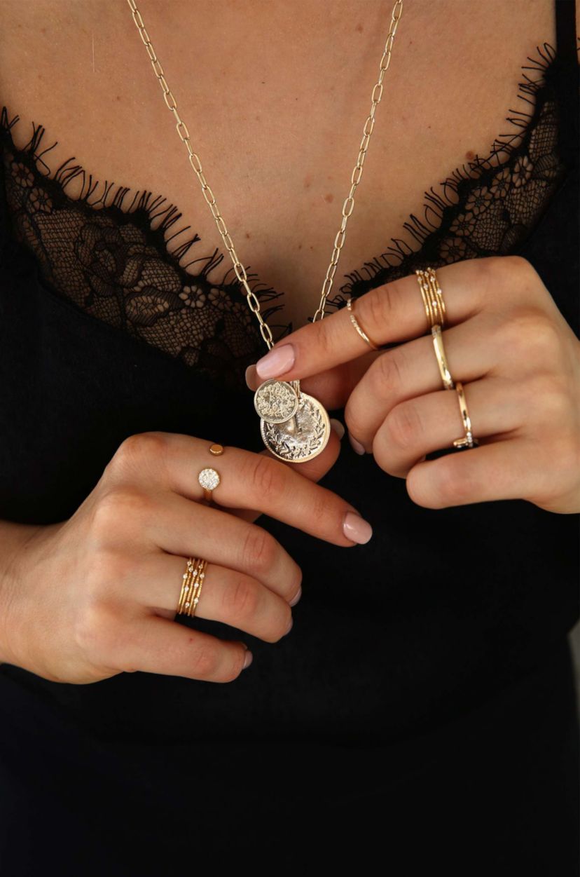 Ettika Simplicity Coin Necklace