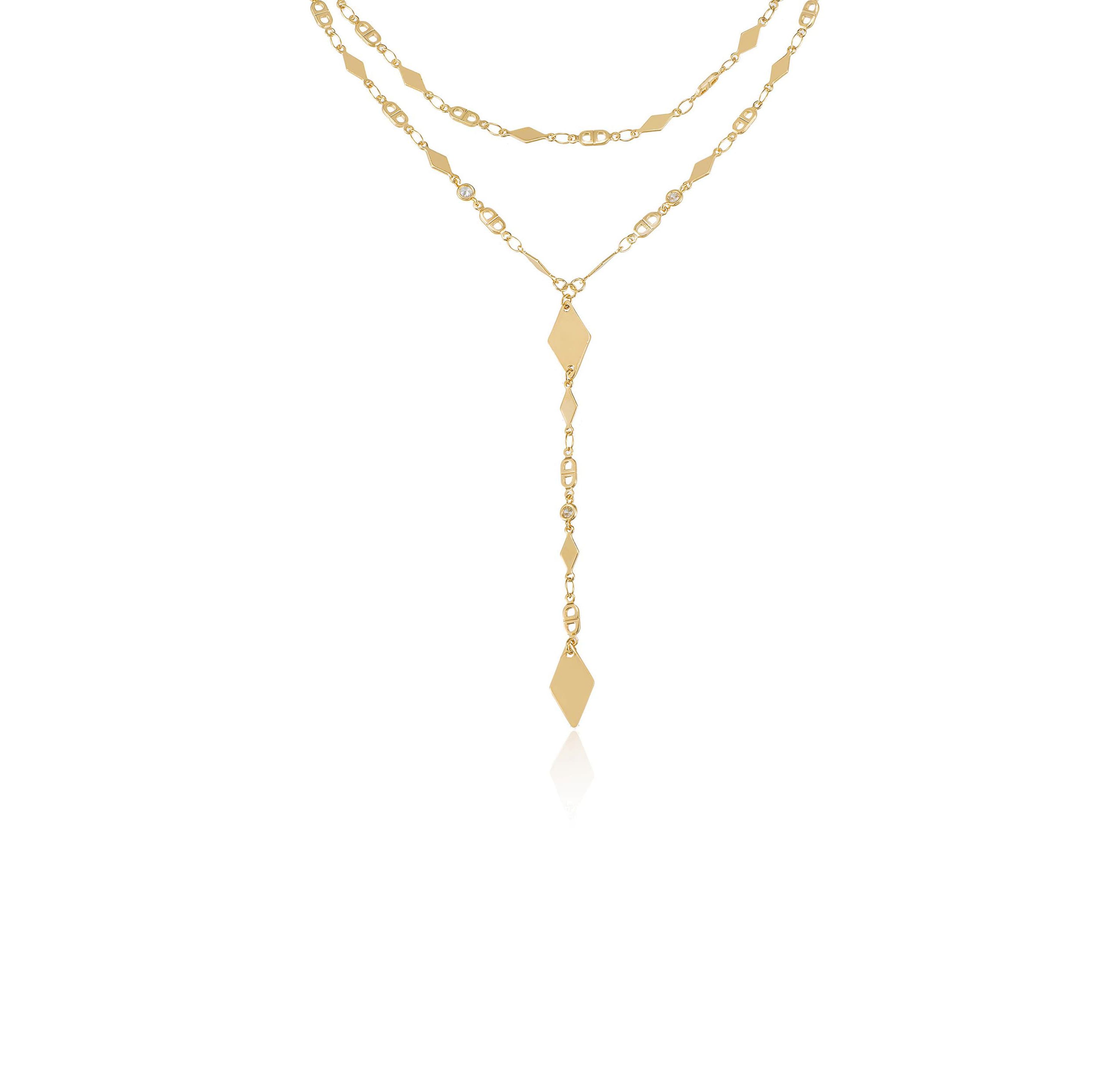 Ettika Augustine Lariat Necklace