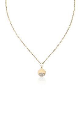 Ettika Crystal Dipped Pendant Necklace, Gold