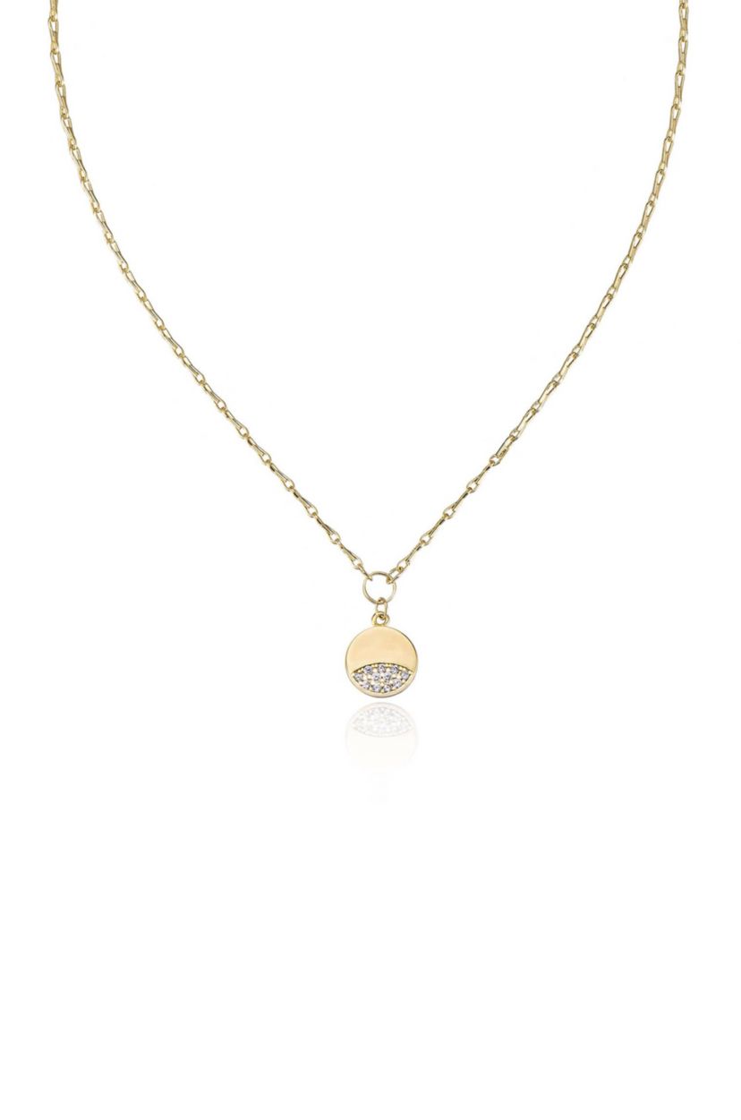 Ettika Crystal Dipped Pendant Necklace