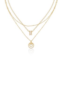 Ettika Circles of Crystal Necklace Set