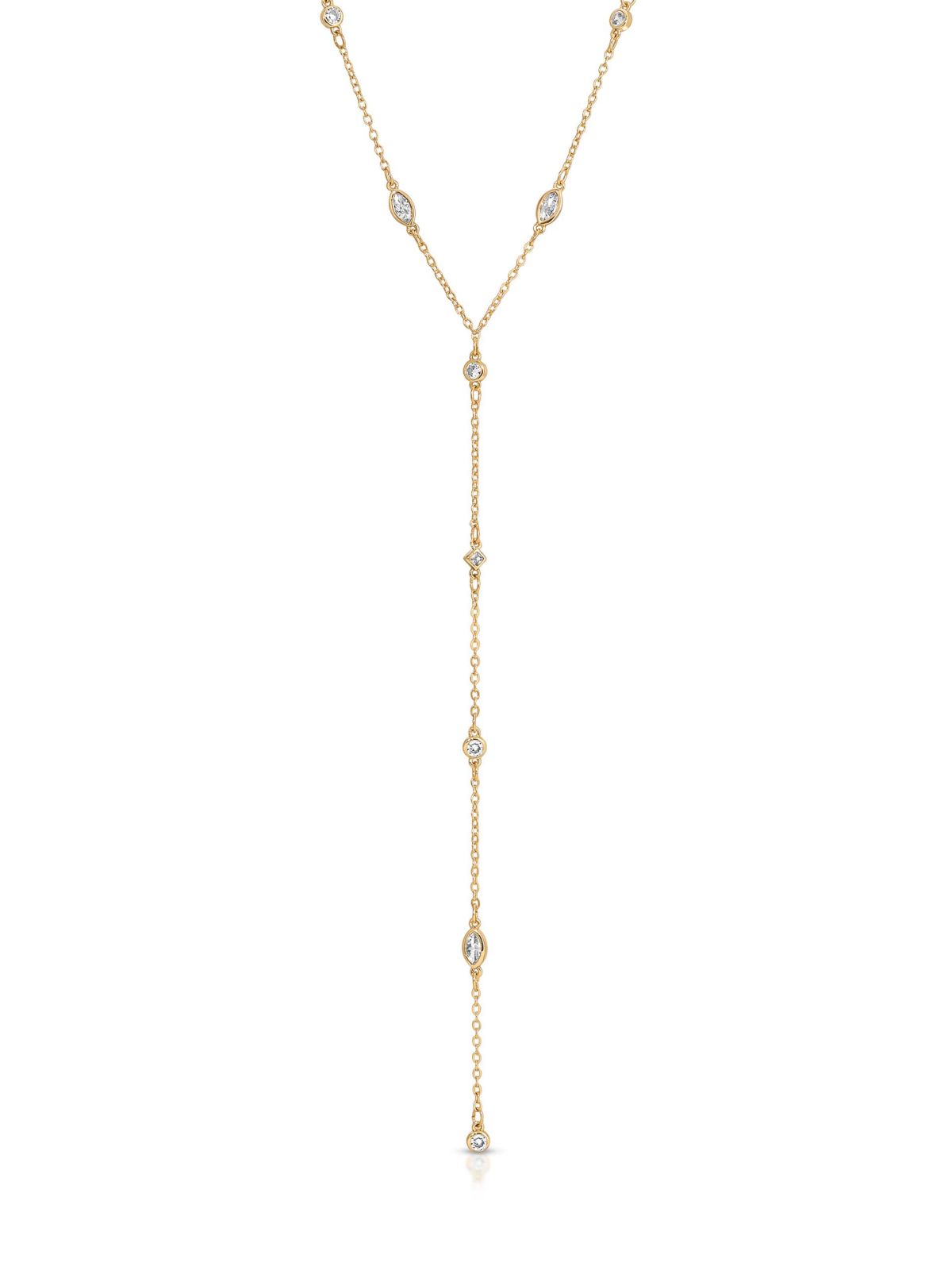 Ettika Simple Statement Dotted Lariat