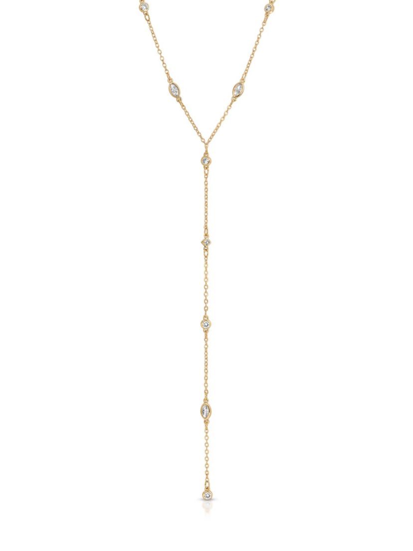 Ettika Simple Statement Dotted Lariat