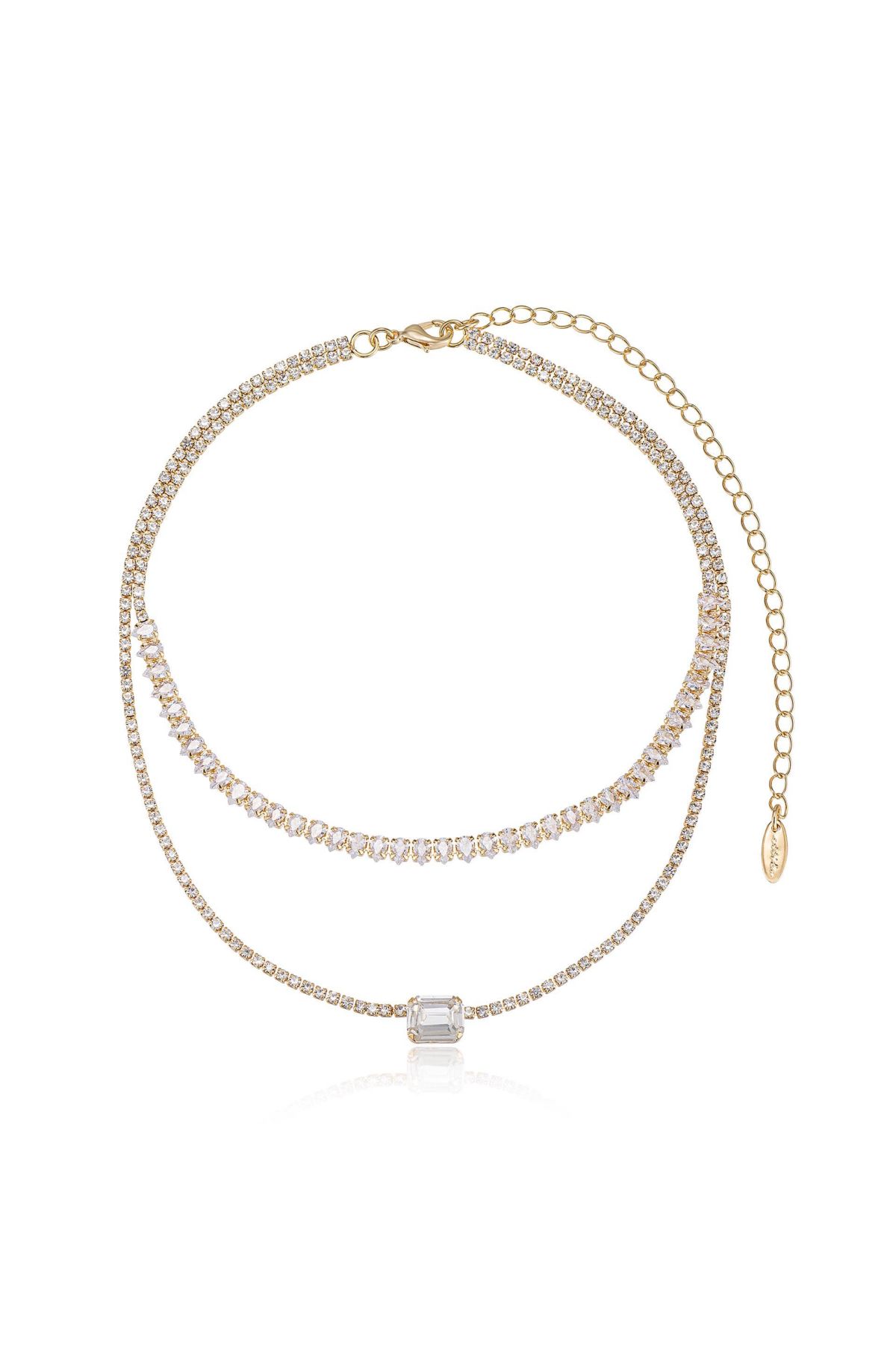 Ettika Double Layer Shine Necklace
