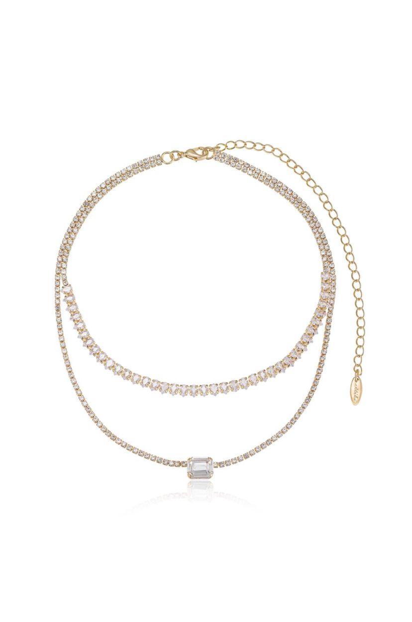 Ettika Double Layer Shine Necklace