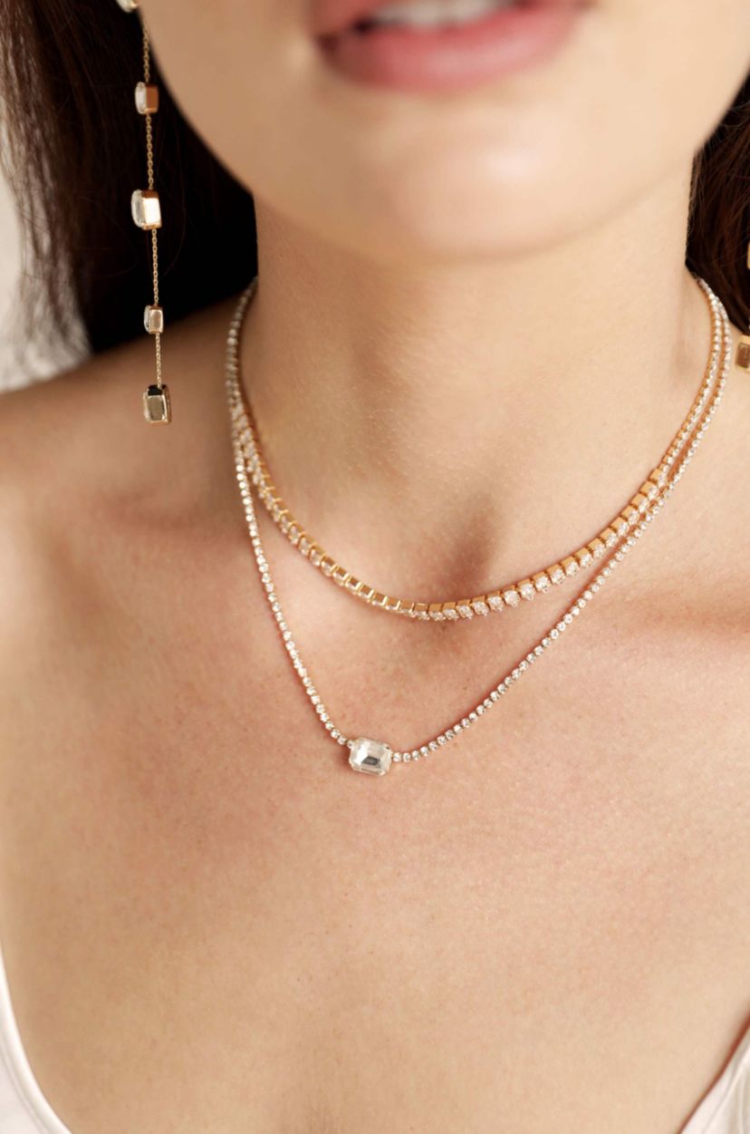 Ettika Double Layer Shine Necklace