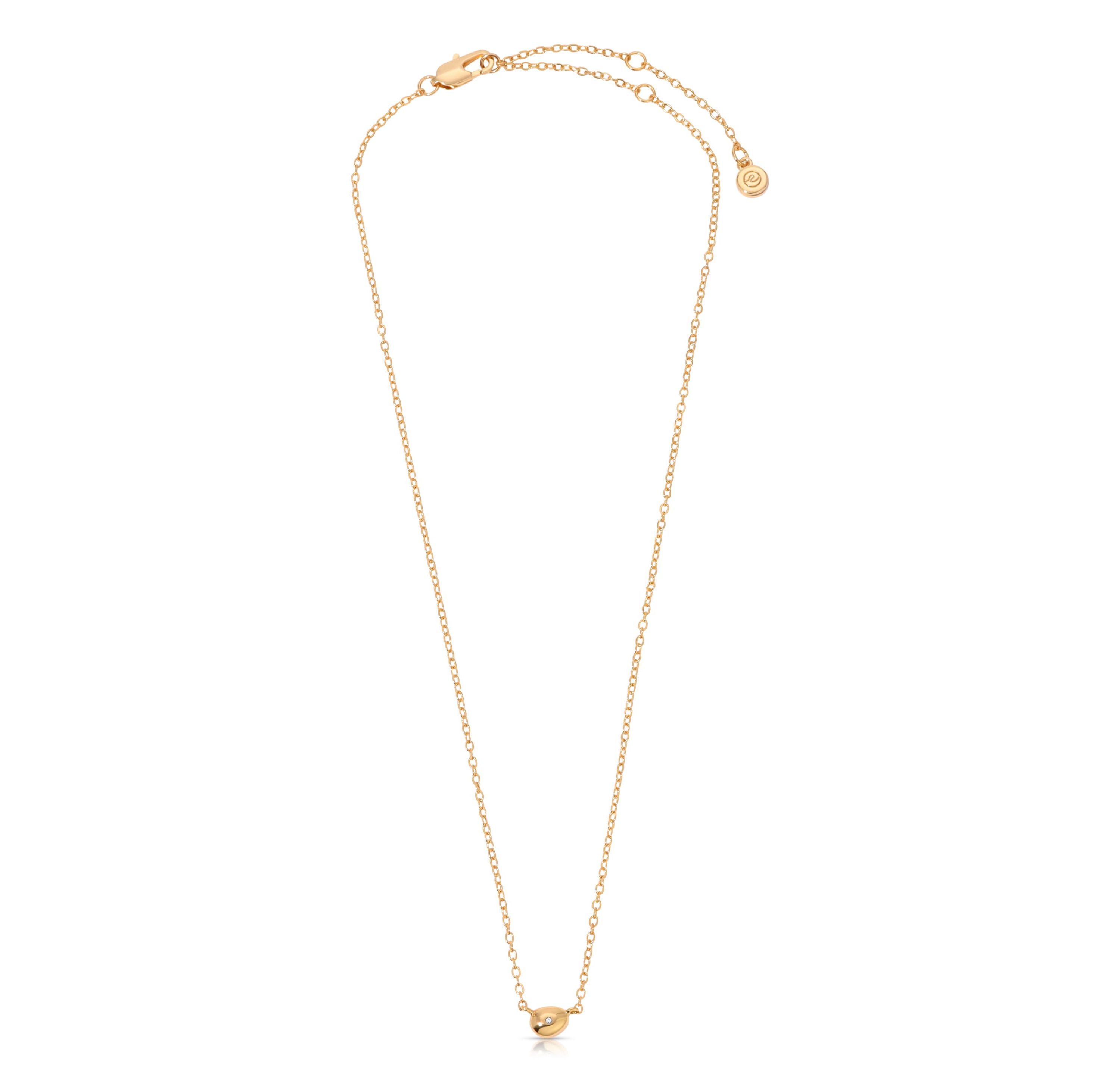 Ettika Polished Pebble Pendant Necklace