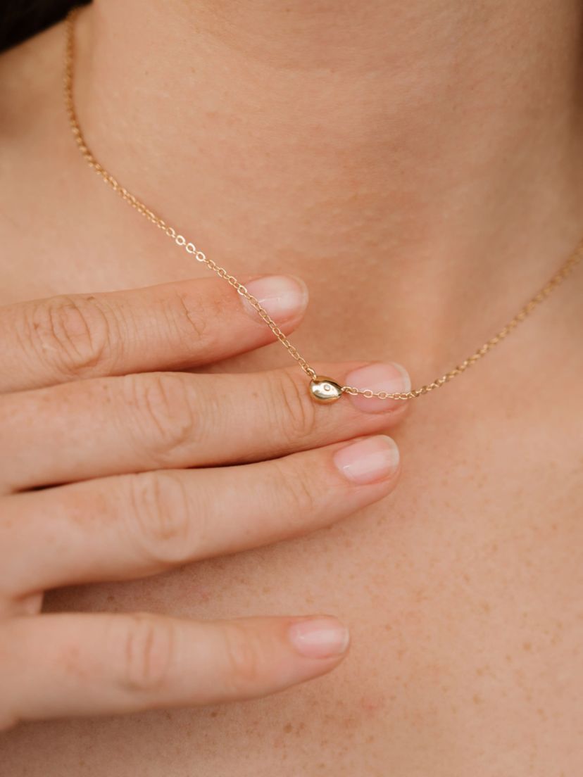 Ettika Polished Pebble Pendant Necklace