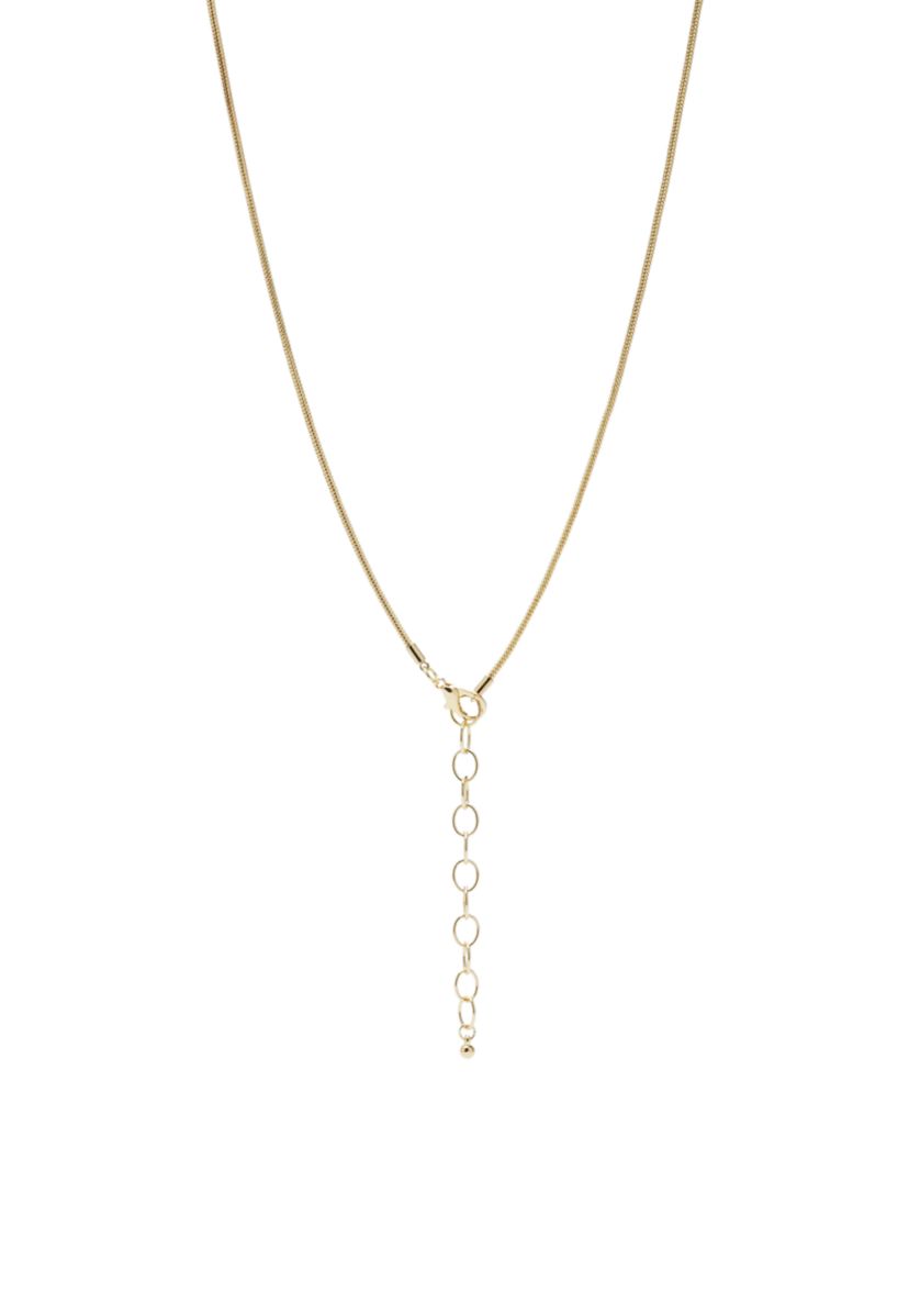 Gold Tone Long Layered Double Ring Leopard Disc Pendant Necklace