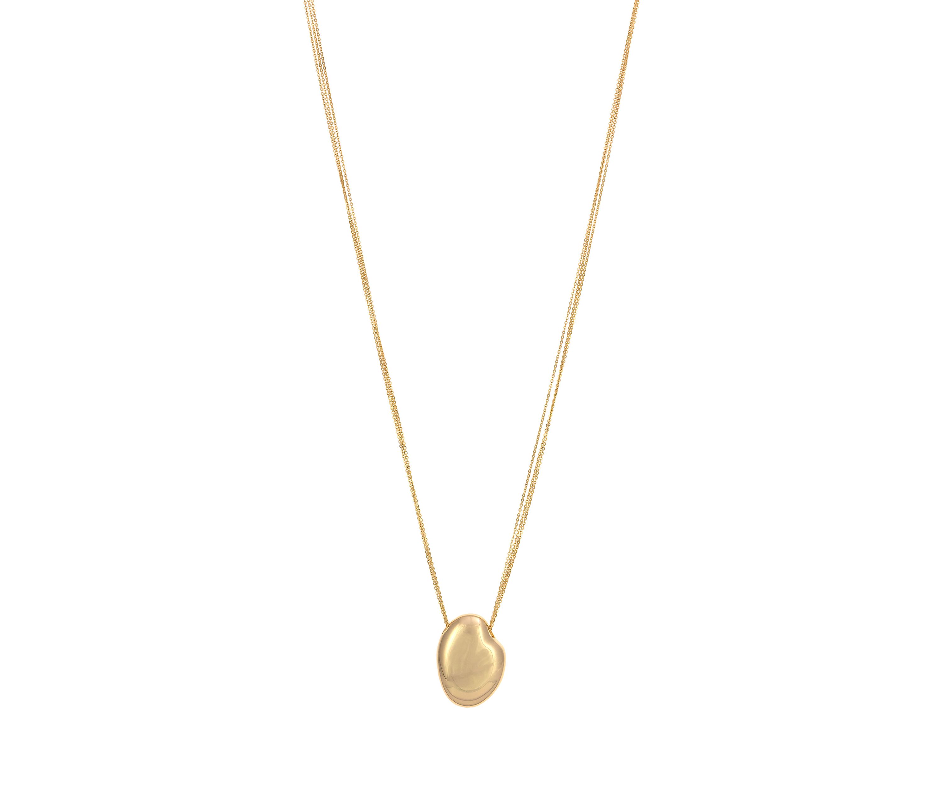 Gold Tone Extender Multi Long Chain Necklace