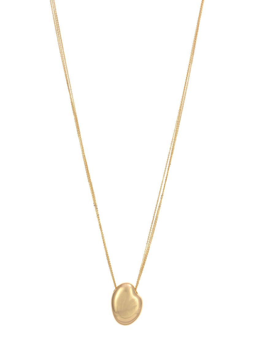 Gold Tone Extender Multi Long Chain Necklace