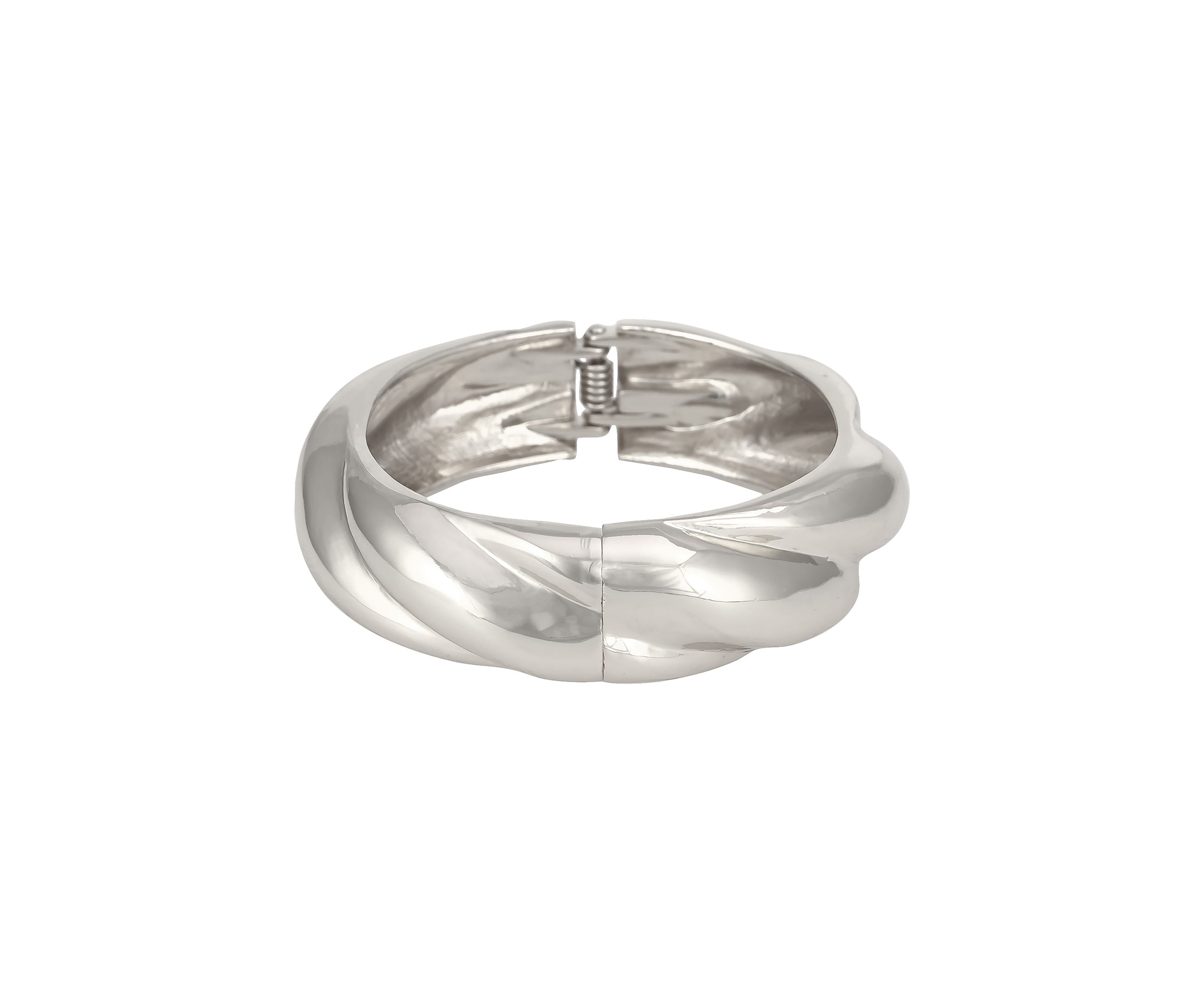 Ribbed Bangle Bracelet