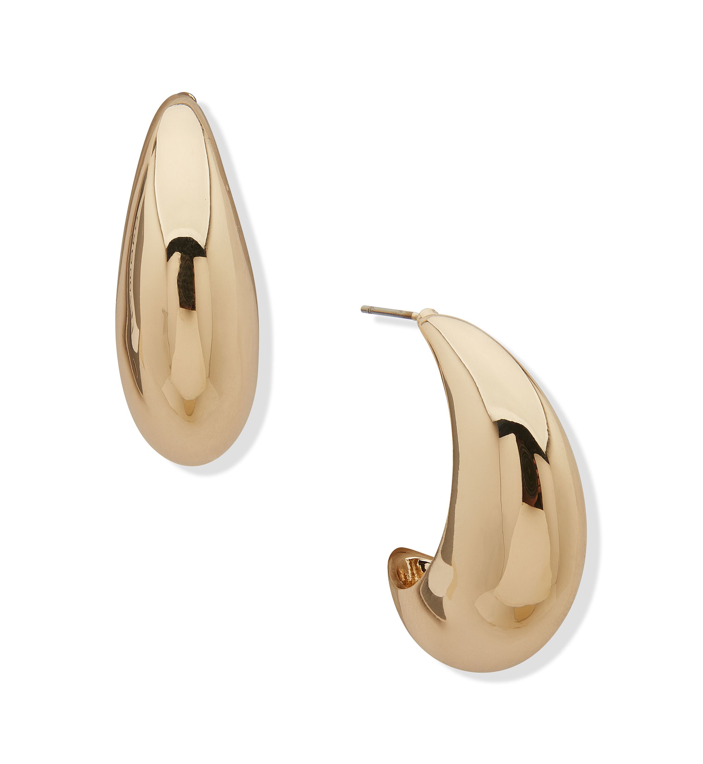 Puffy C Hoop 31 Millimeter Earrings