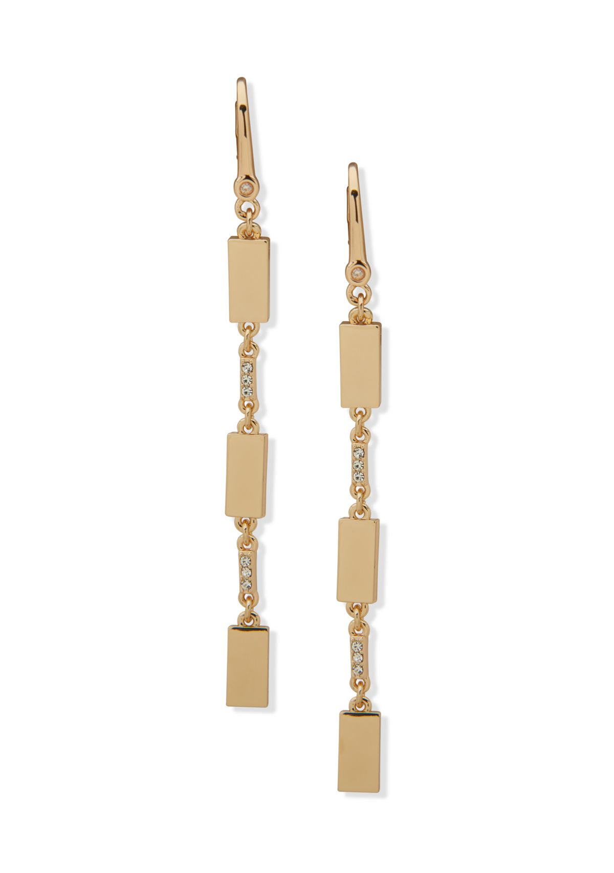 Pavé Bar Linear Earrings