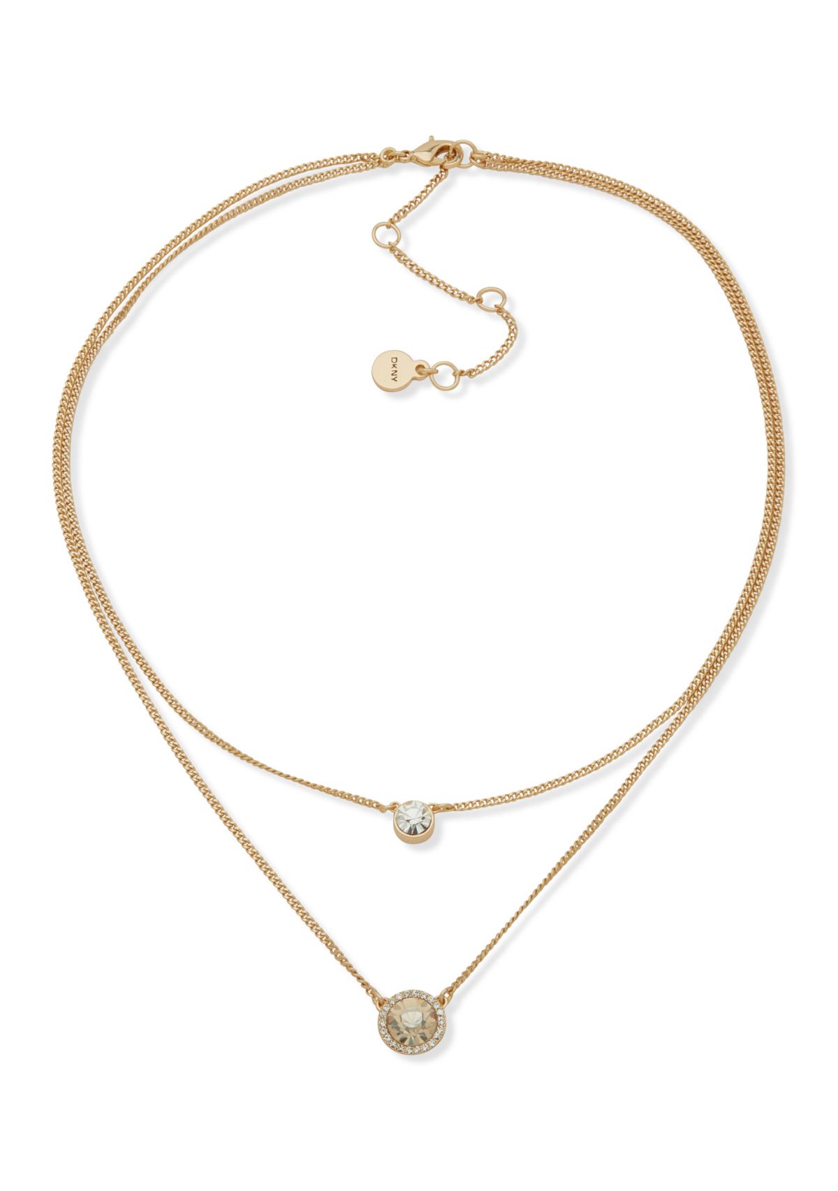 Multi-Row Pendant Necklace