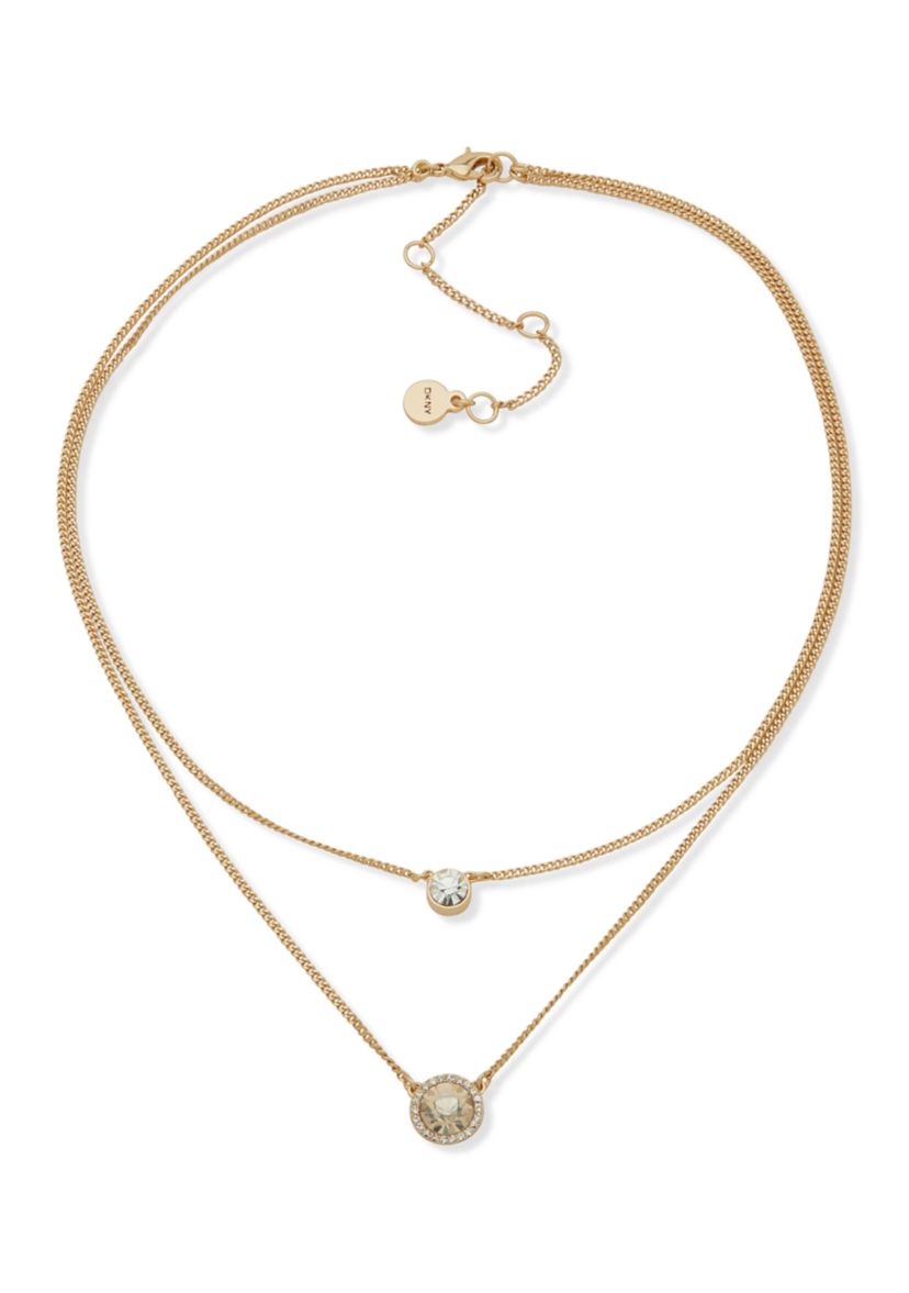 Multi-Row Pendant Necklace