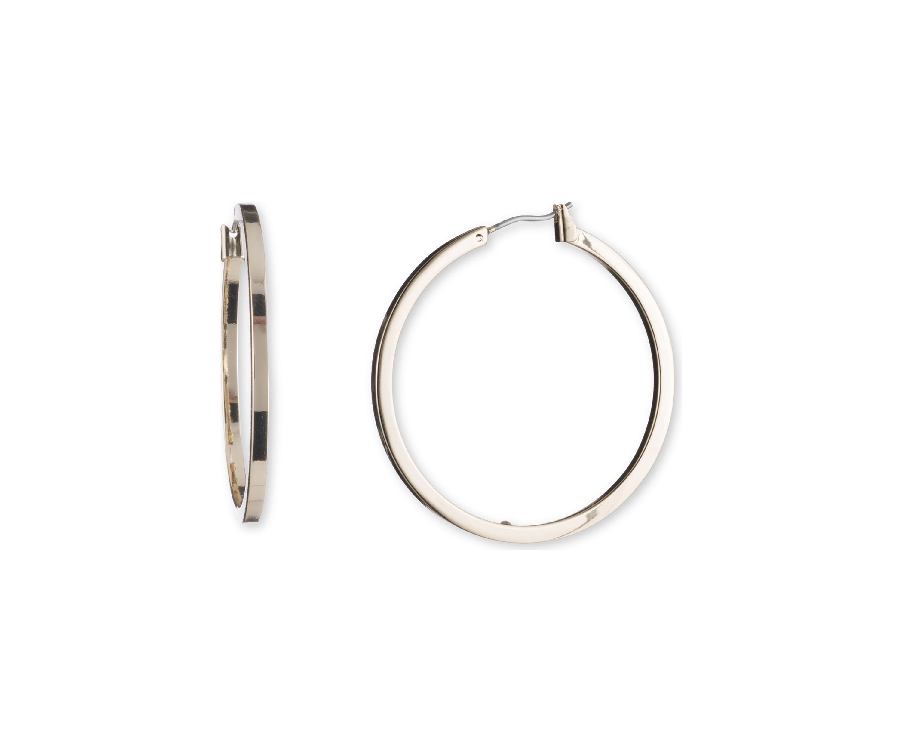 Large Thin Hoop Earrings