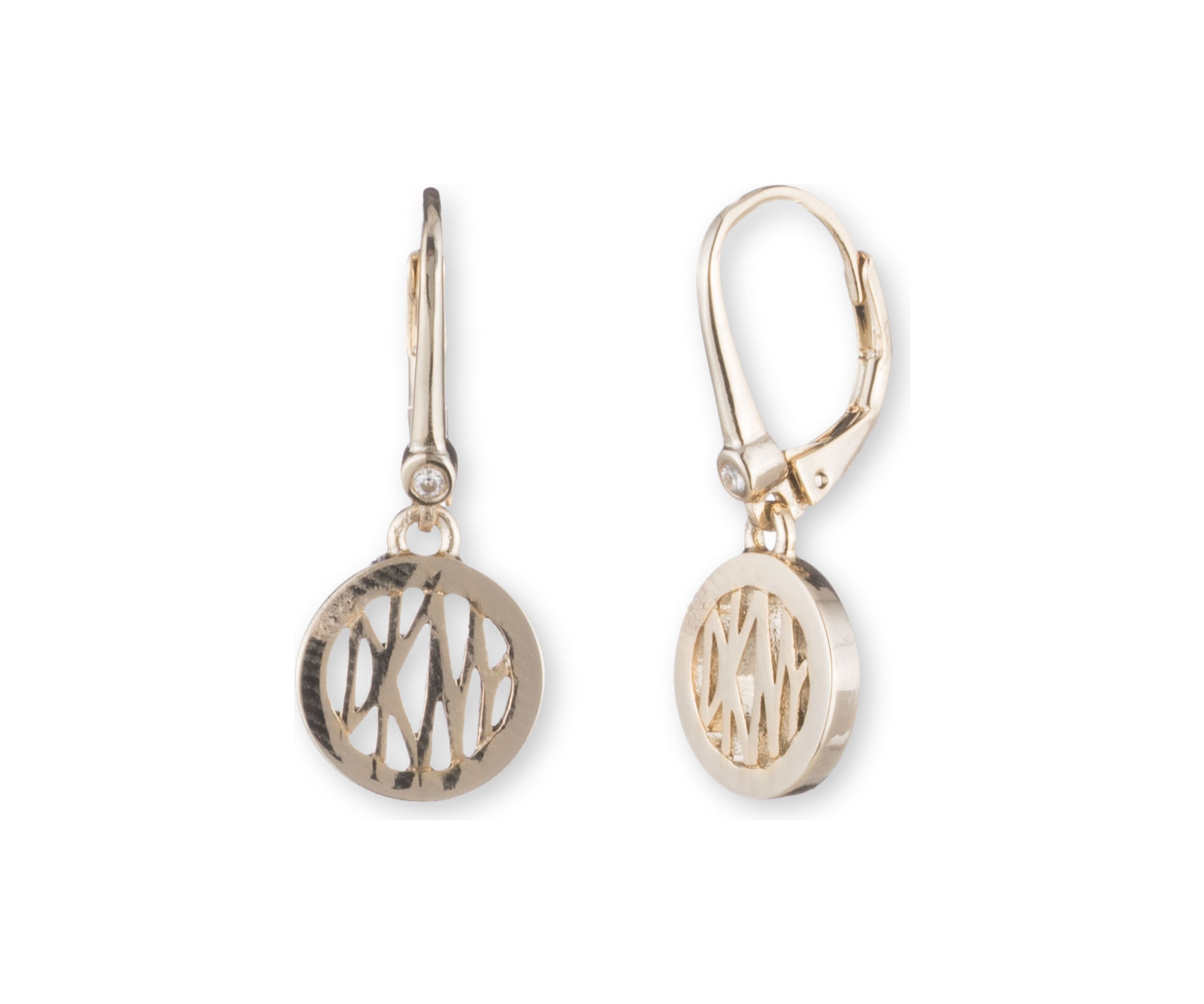 Gold Tone Small Drop Earrings