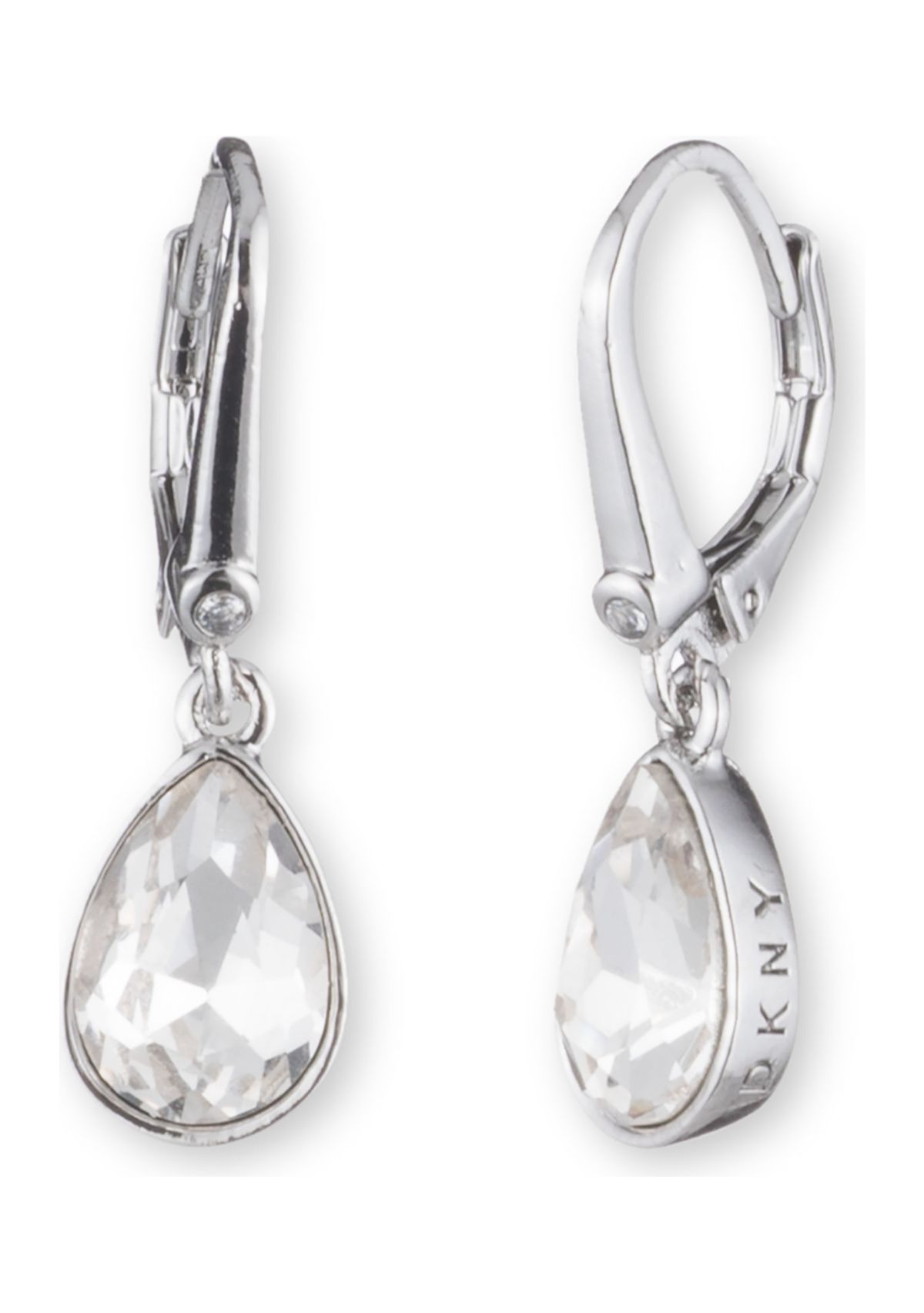 Crystal Stone Teardrop Earrings