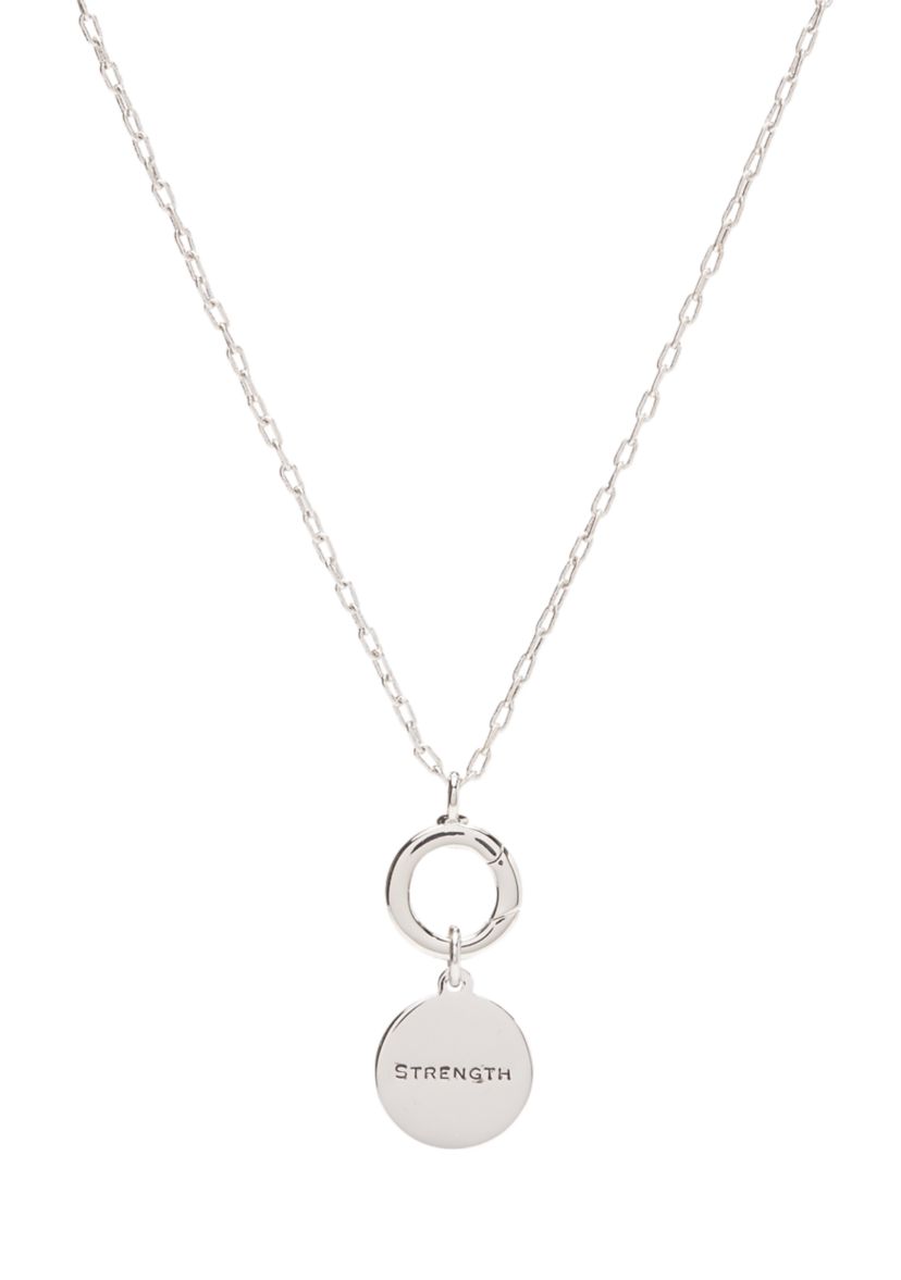 Silver Tone 16" Red Cardinal Charm Pendant Necklace