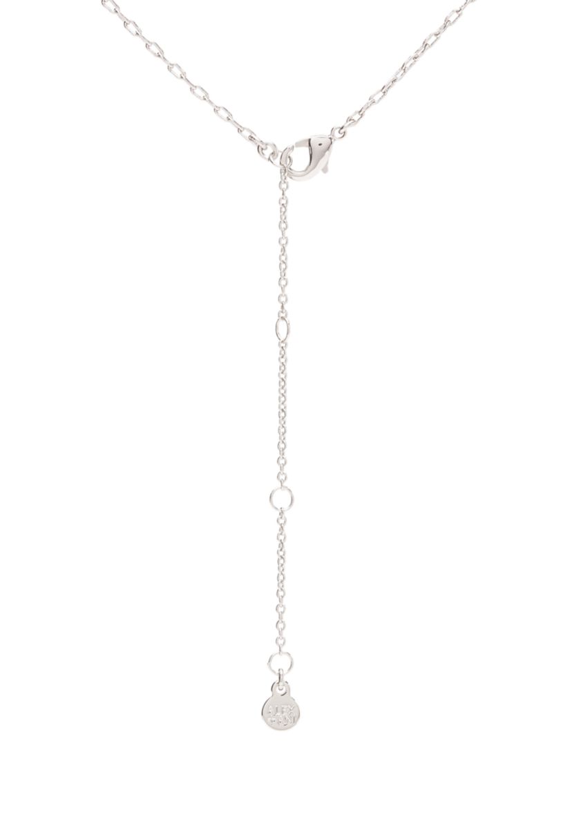 Silver Tone 16" Red Cardinal Charm Pendant Necklace
