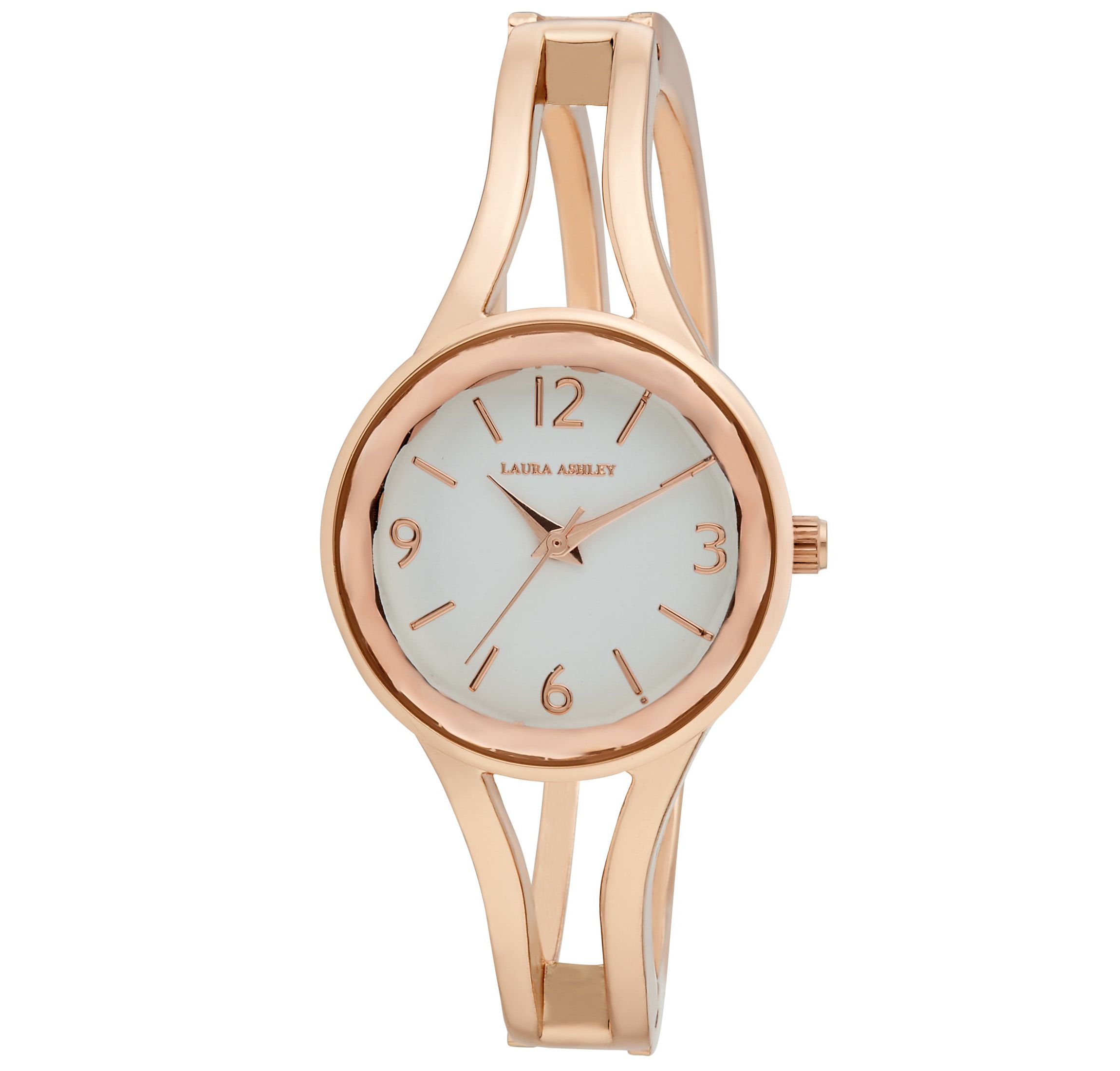 Faceted Crystal Bangle Watch