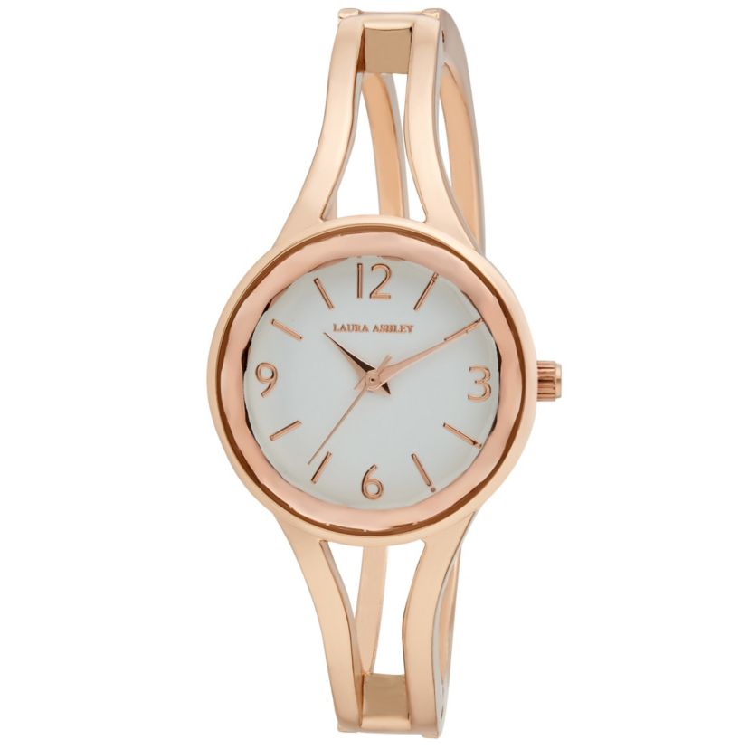 Faceted Crystal Bangle Watch
