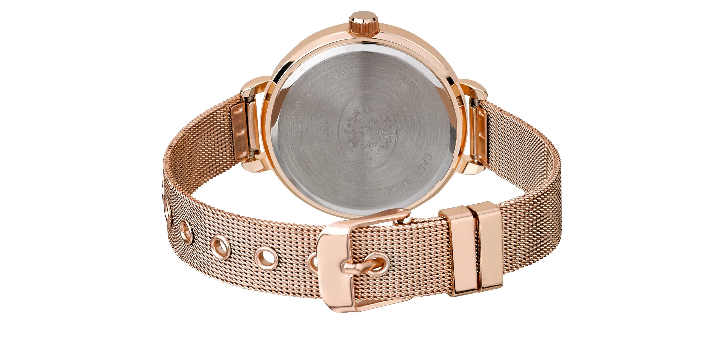 Round Case Mesh Watch