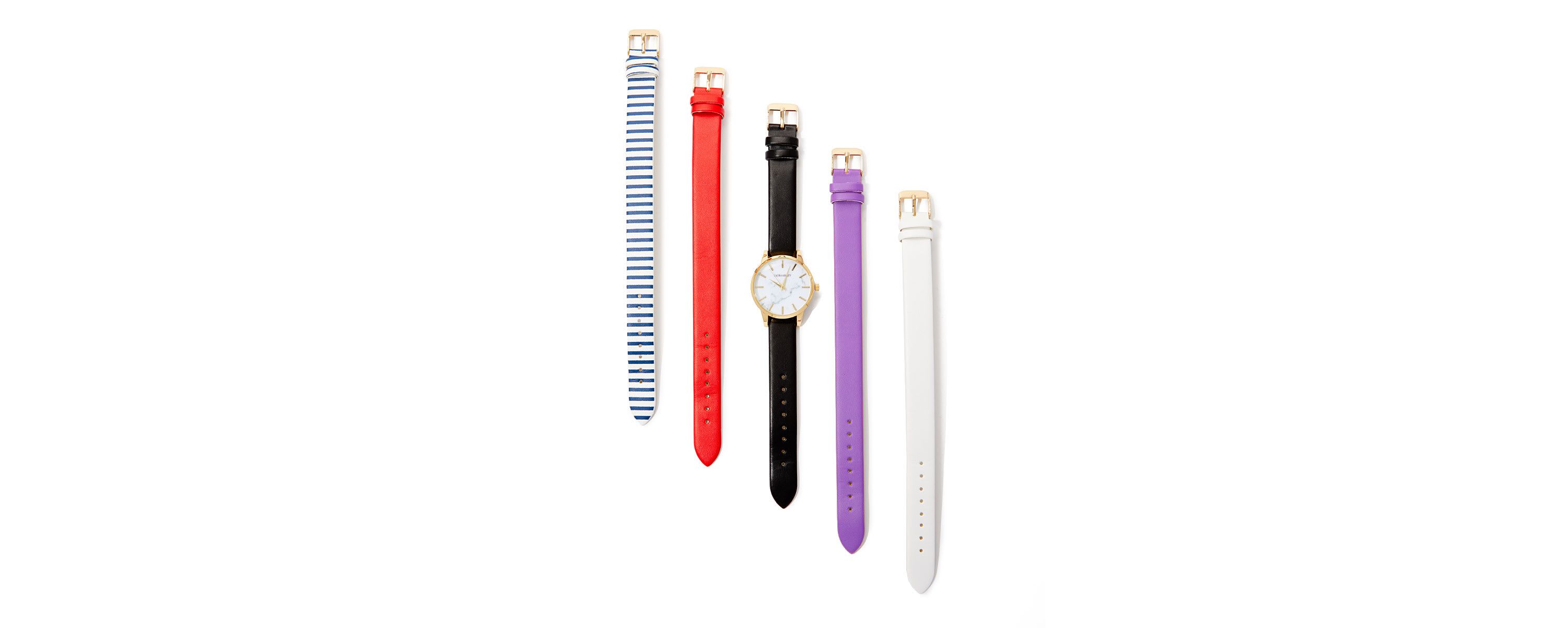 Watch Set 5 Interchangeable Straps