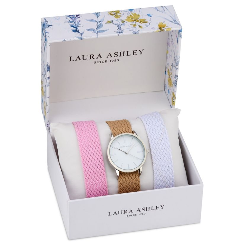 Watch Set 3 Interchangeable Fabric Straps