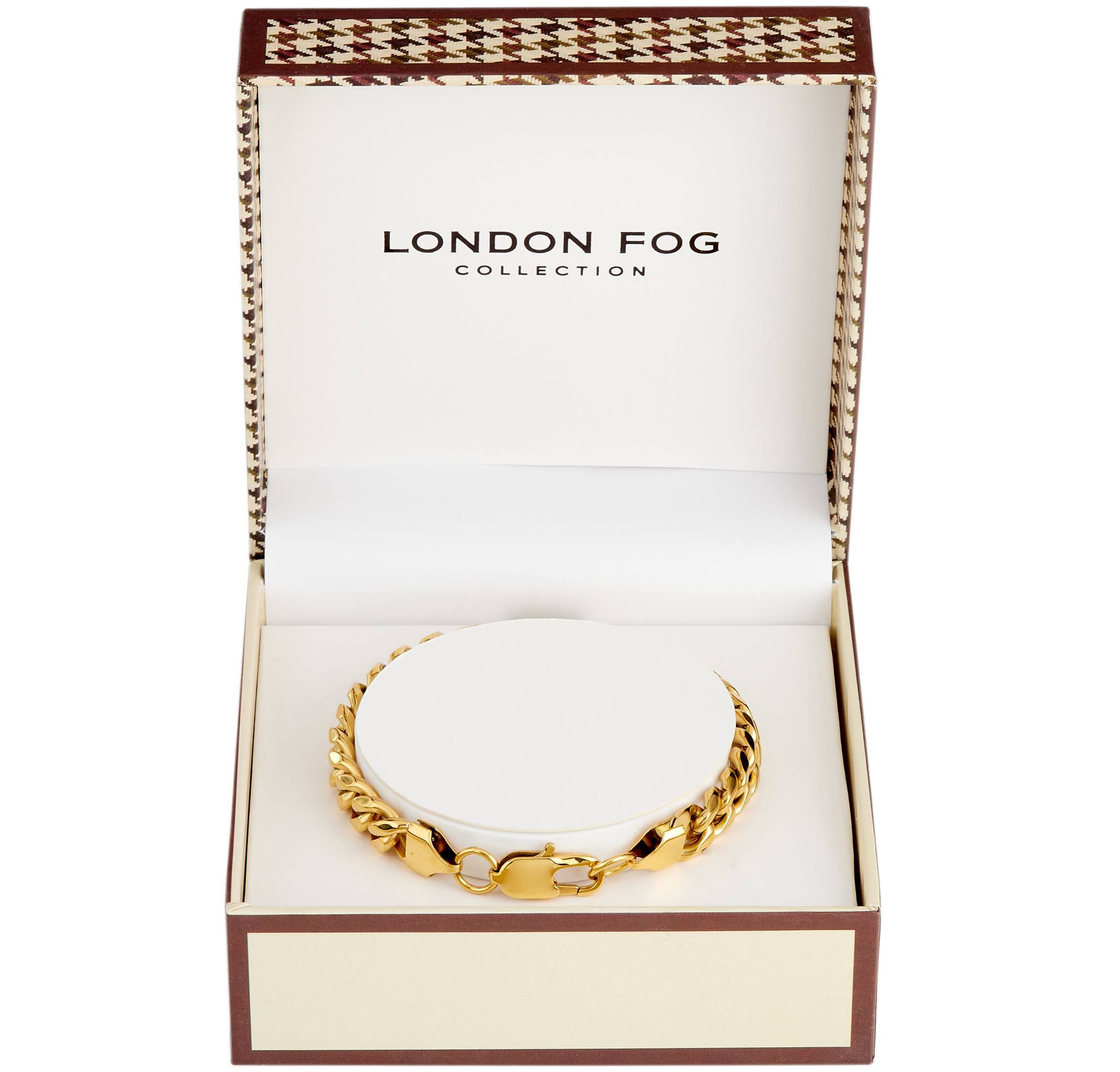 Gold Curb Link Sterling