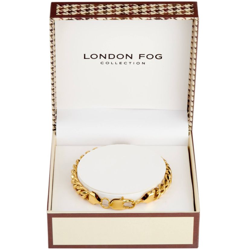 Gold Curb Link Sterling