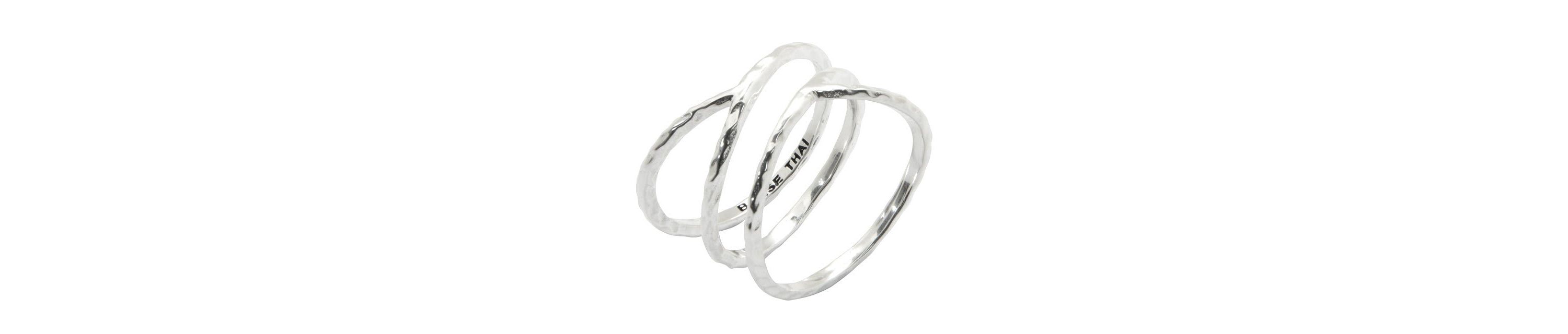 Criss Cross Sterling Silver Ring