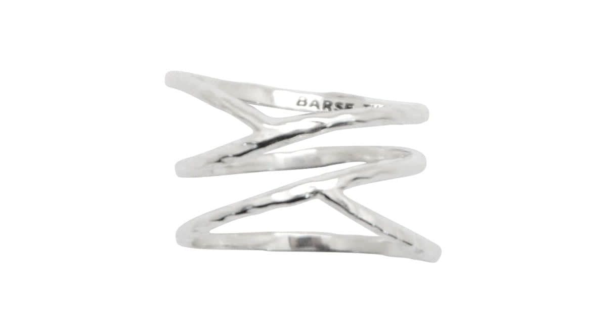 Criss Cross Sterling Silver Ring