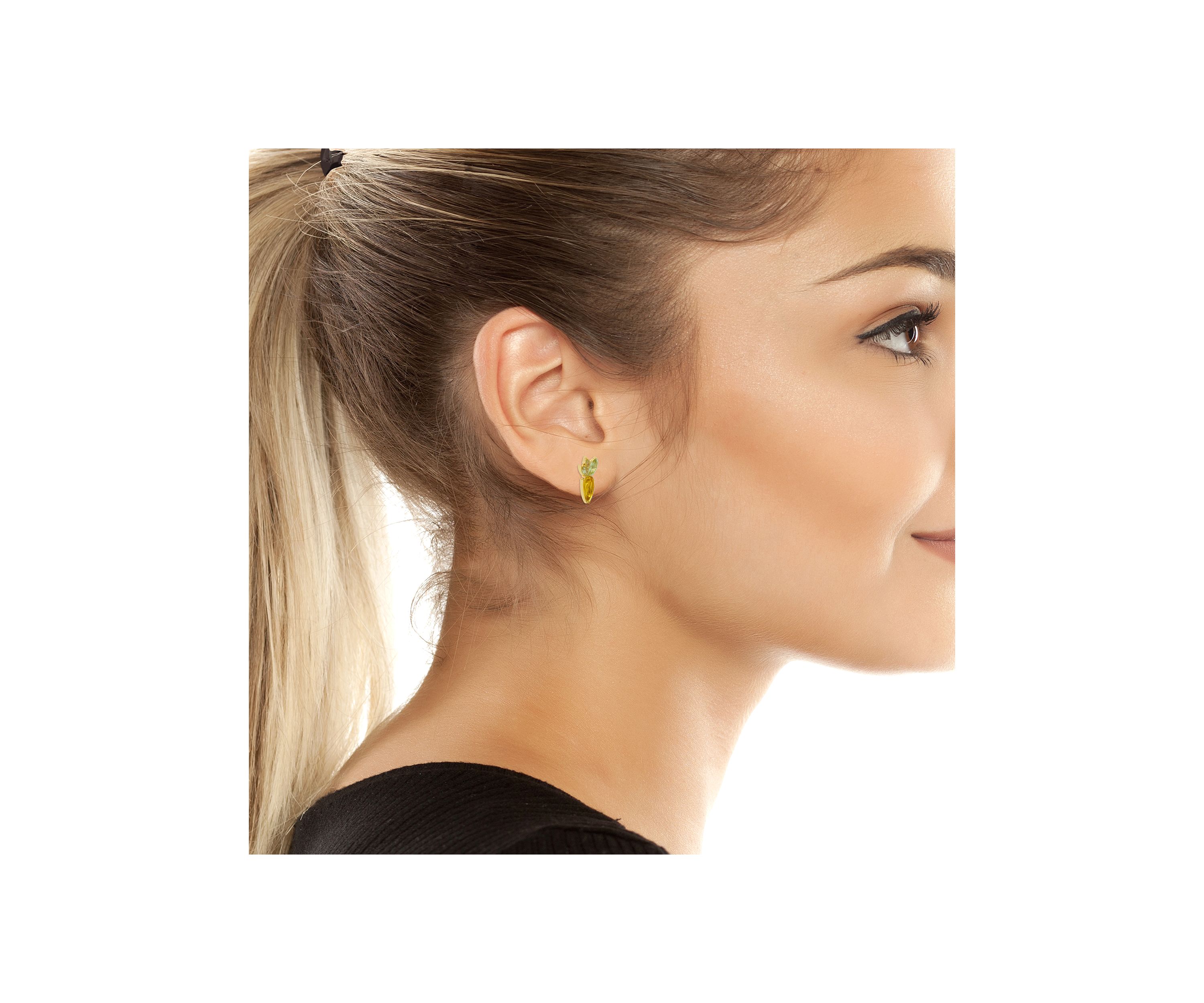 Carrot Stud Earrings