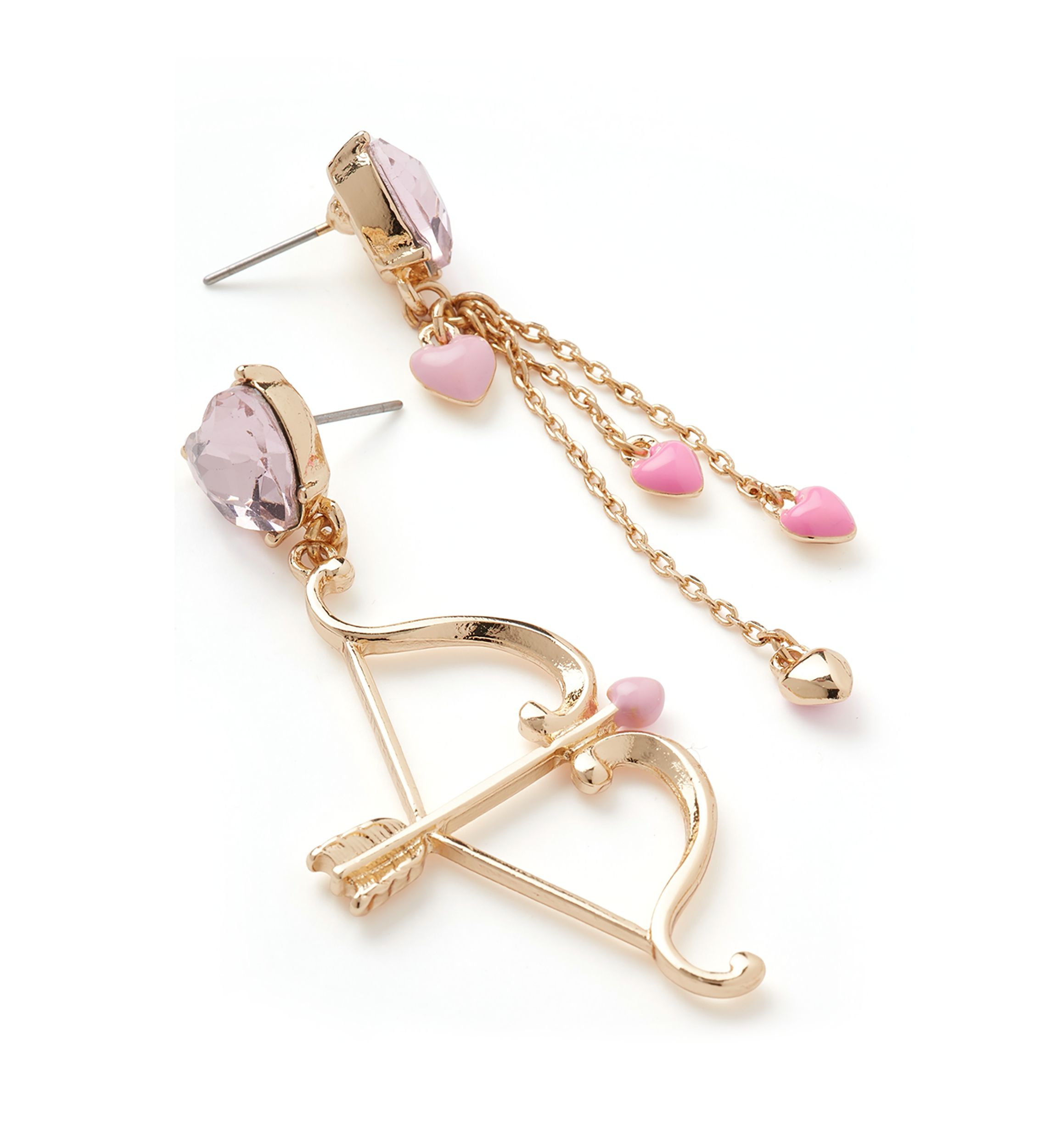 Heart Arrow Mismatch Earrings