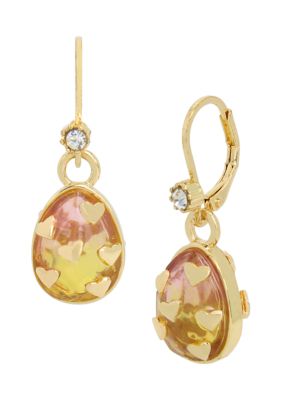 Betsey Johnson Egg Drop Earrings