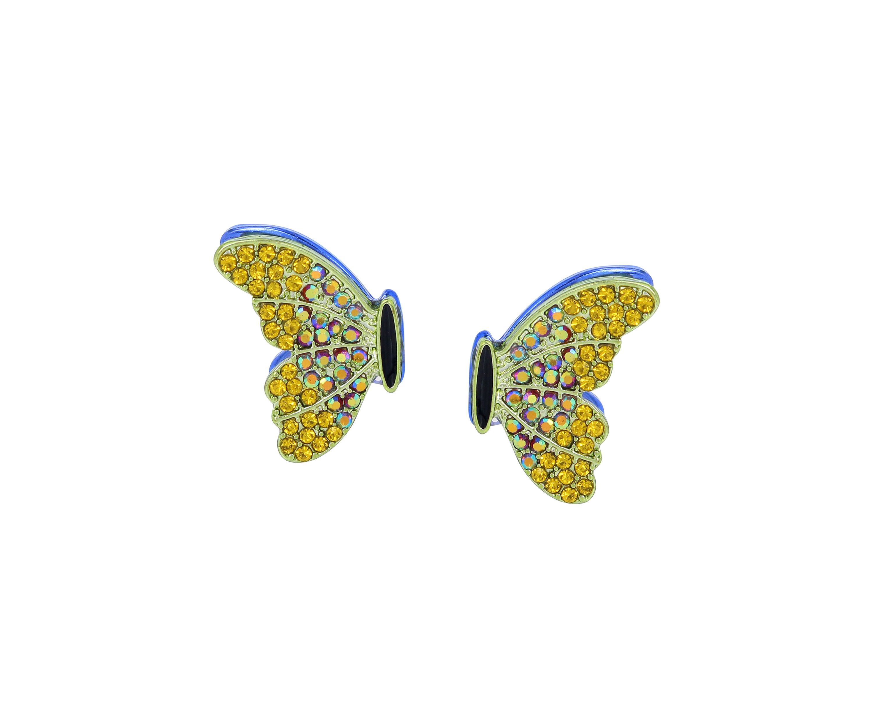 Butterfly Wing Stud Earrings