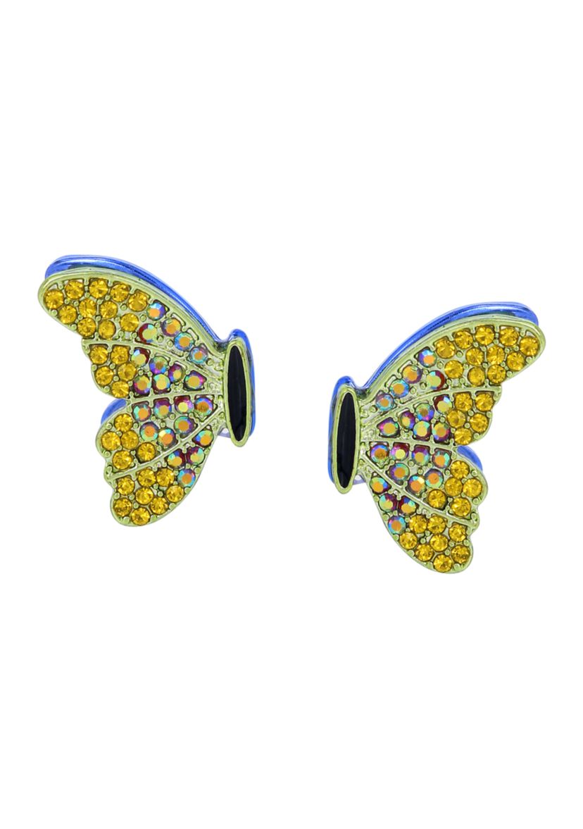 Butterfly Wing Stud Earrings