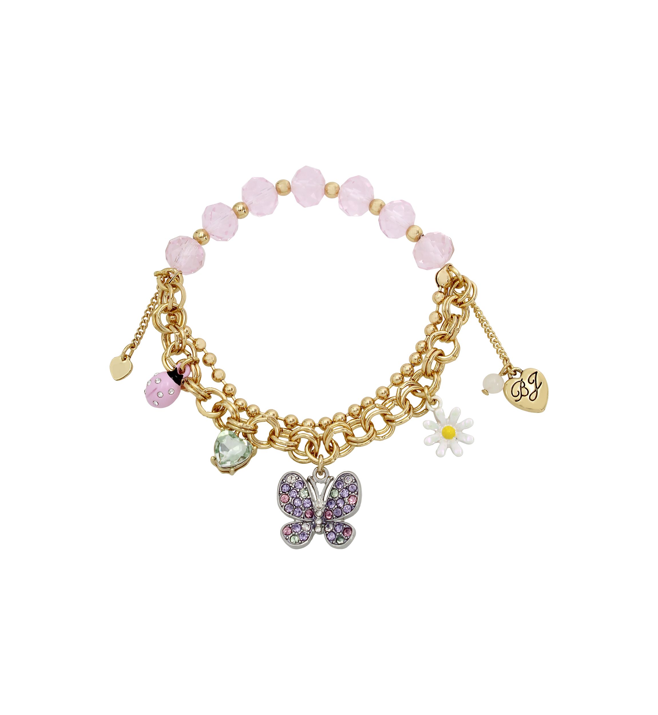 Butterfly Charm Stretch Bracelet