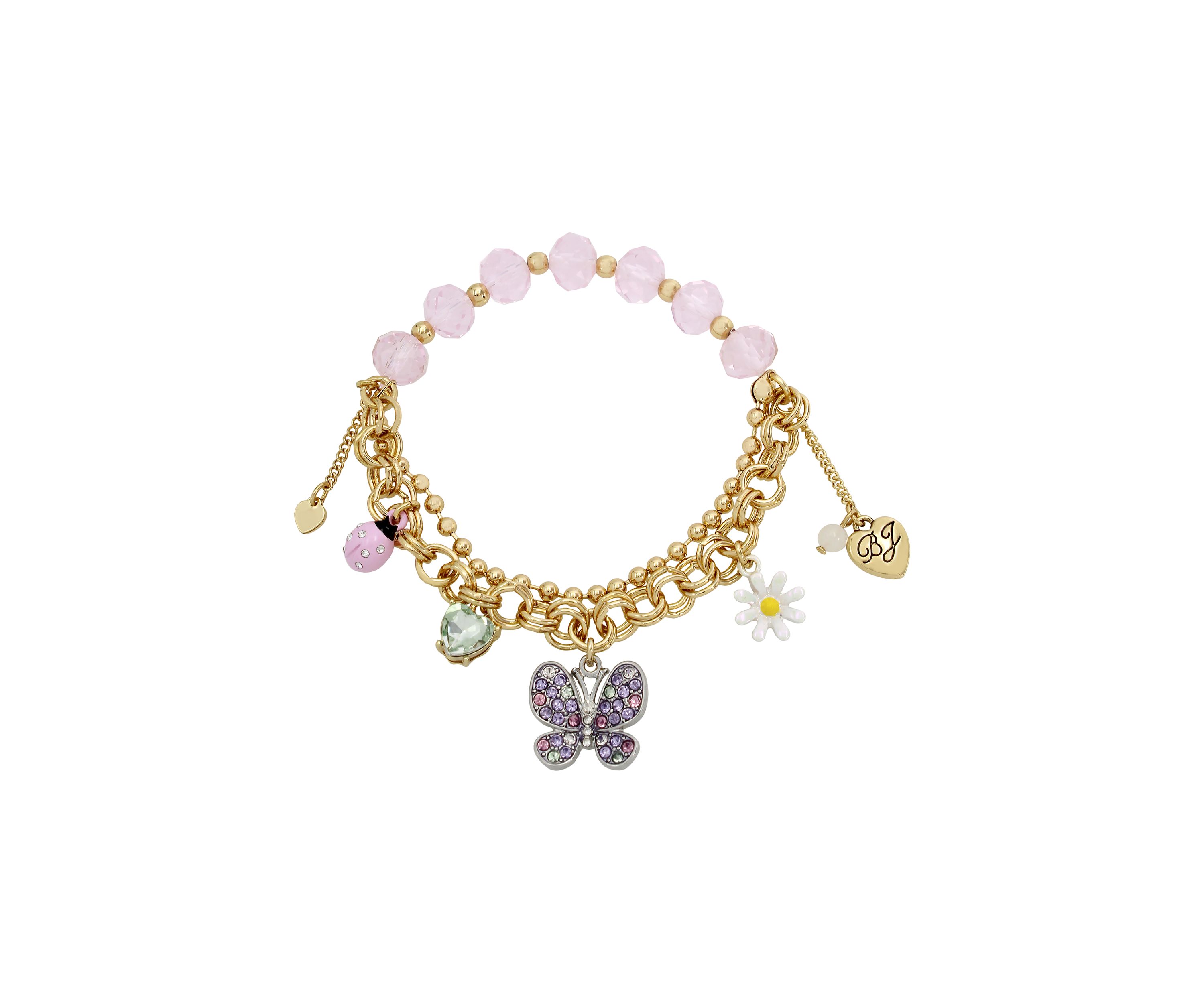 Butterfly Charm Stretch Bracelet