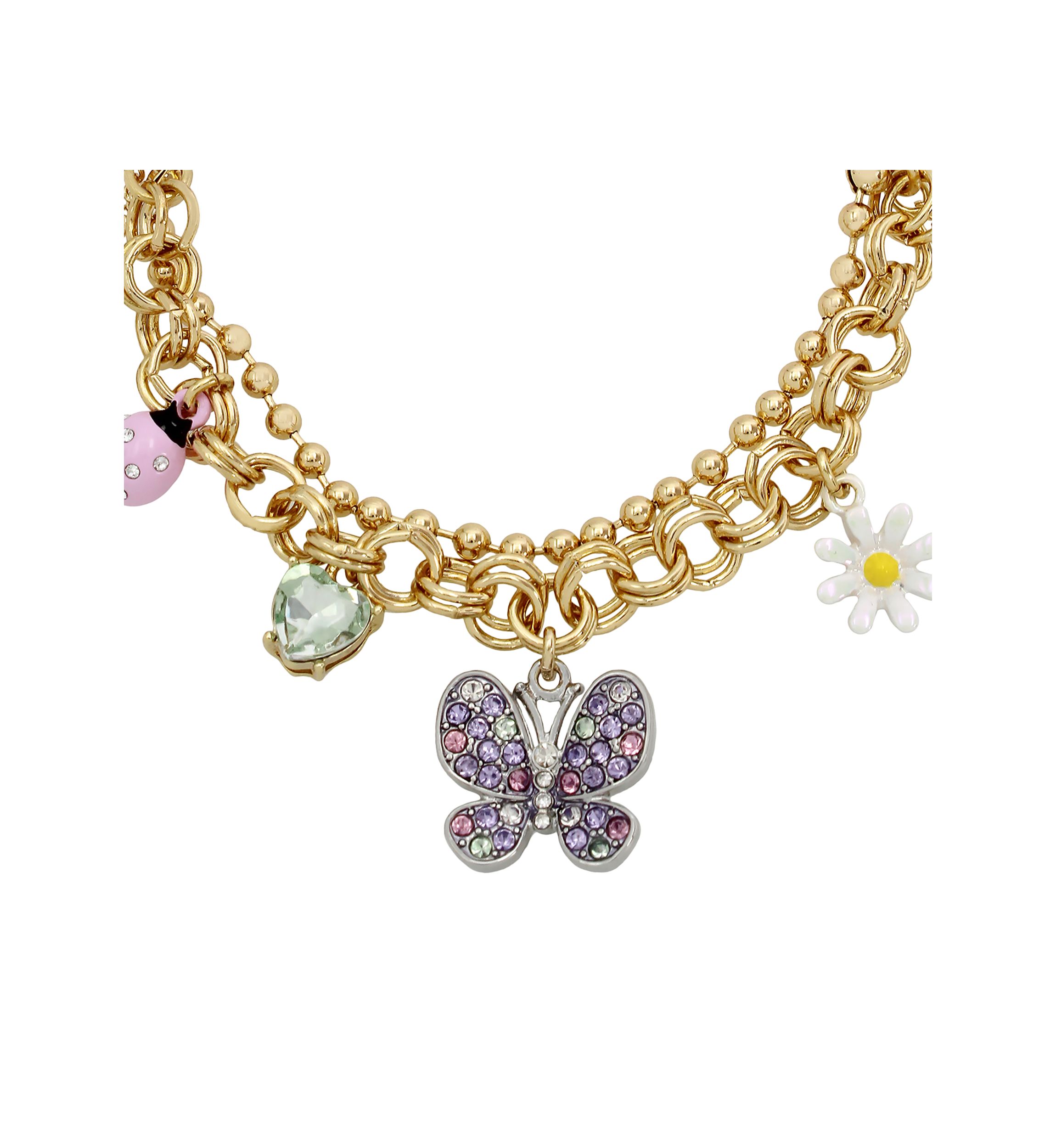 Butterfly Charm Stretch Bracelet