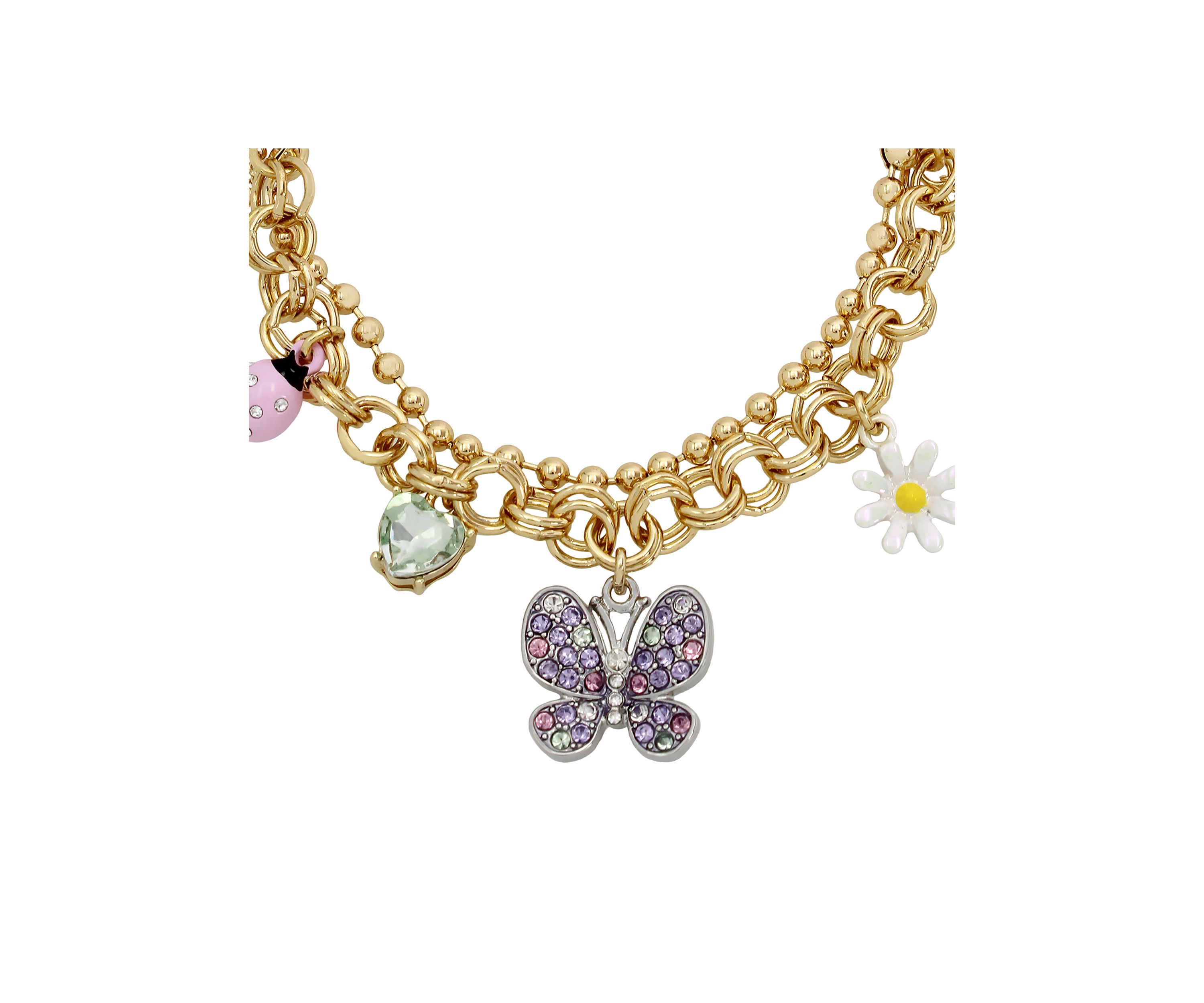 Butterfly Charm Stretch Bracelet