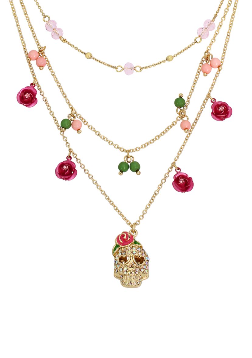 Skull Layered Necklace