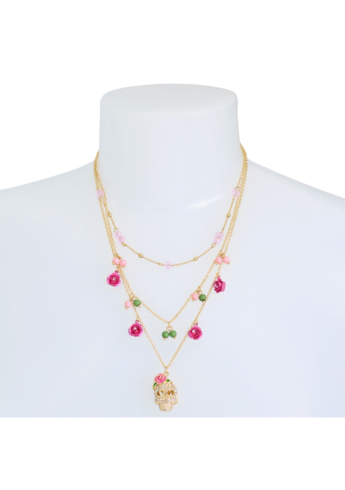 Skull Layered Necklace