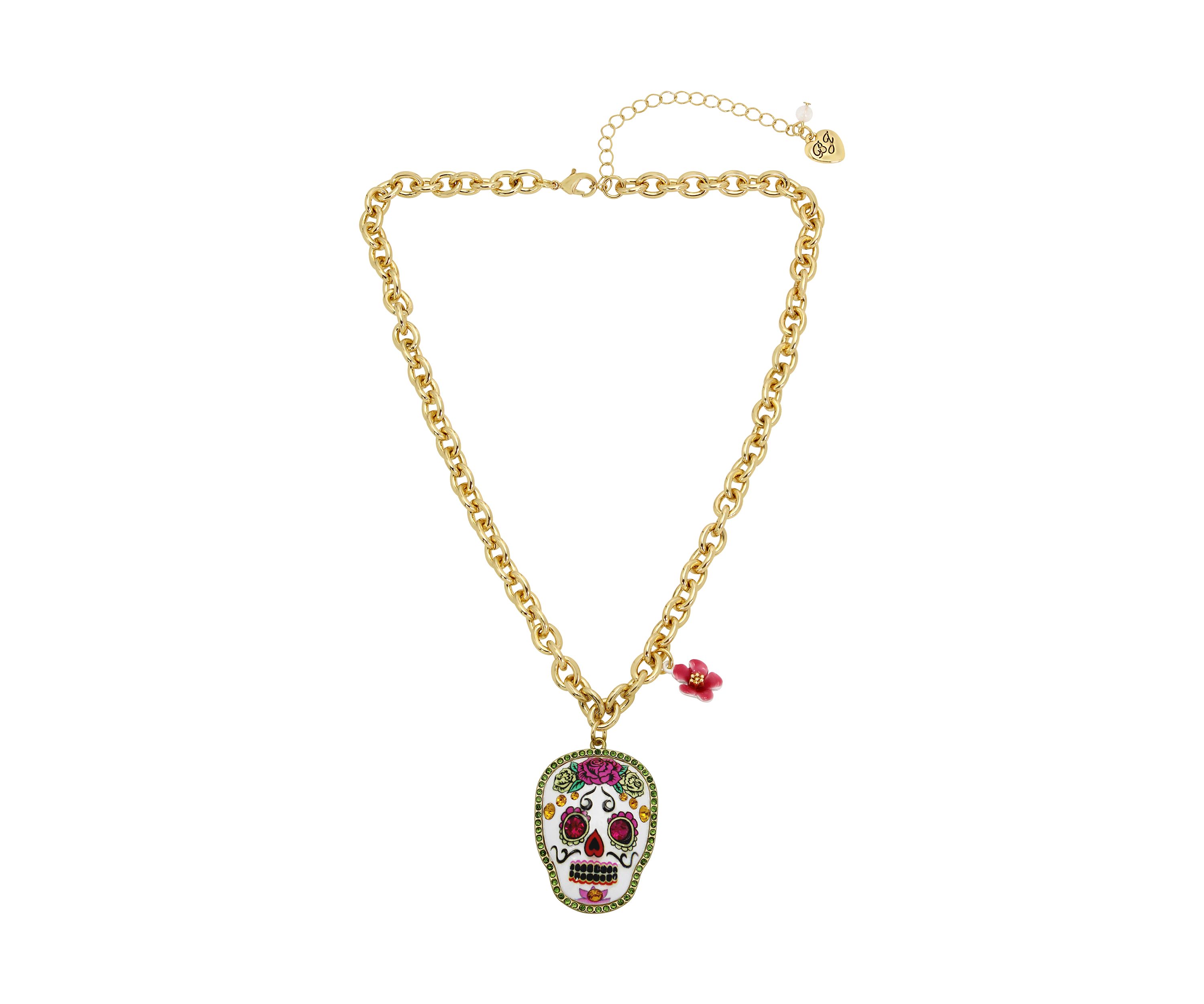 Sugar Skull Pendant Necklace