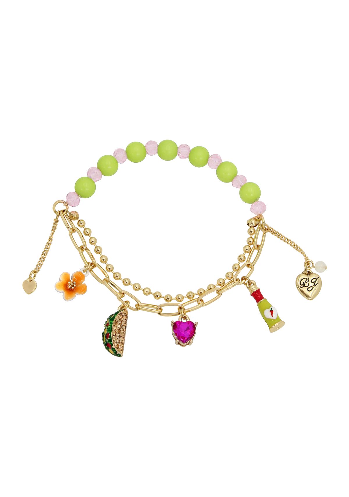 Taco Charm Stretch Bracelet