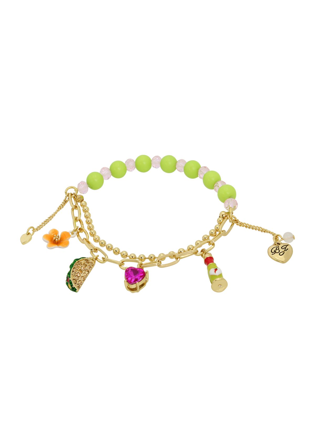 Taco Charm Stretch Bracelet