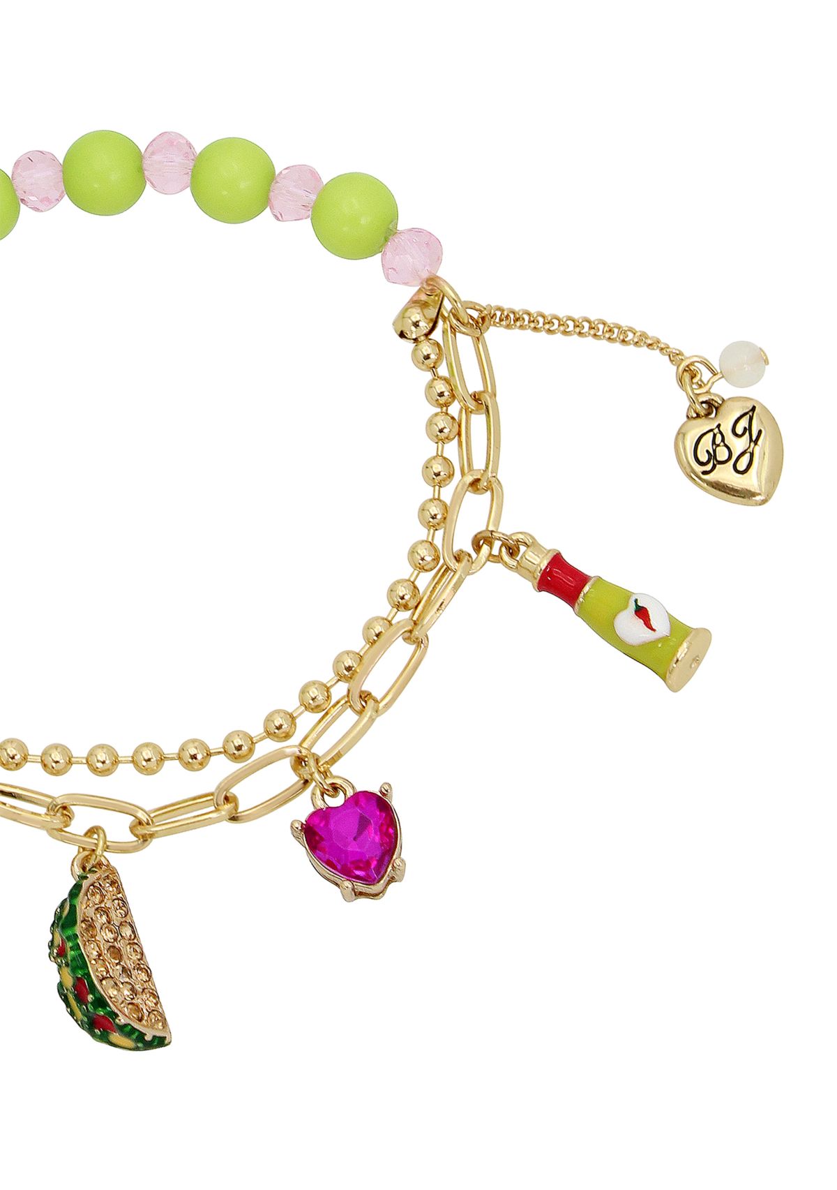 Taco Charm Stretch Bracelet